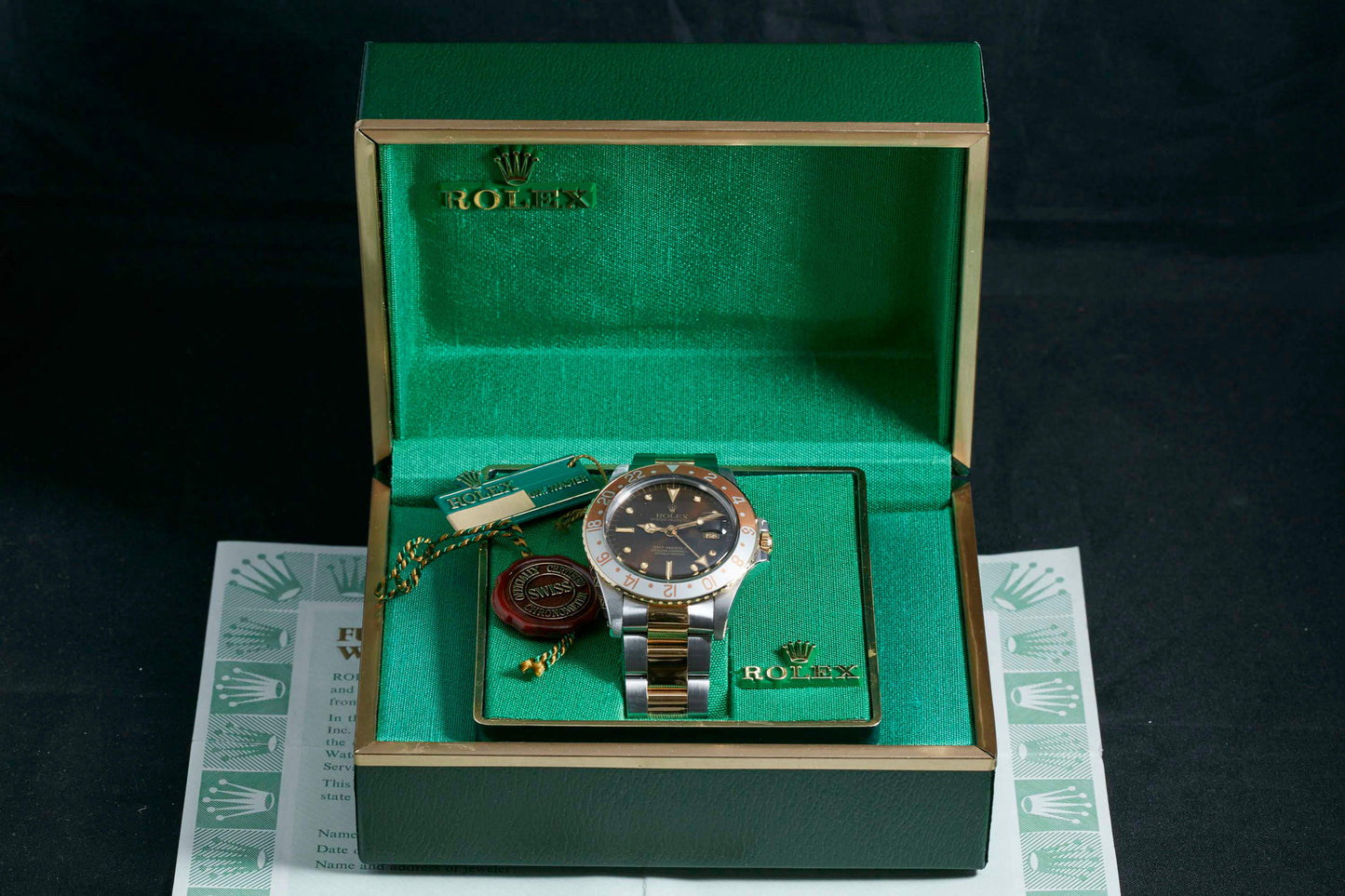 Rolex GMT Master Ref. 16753 Box and Papers