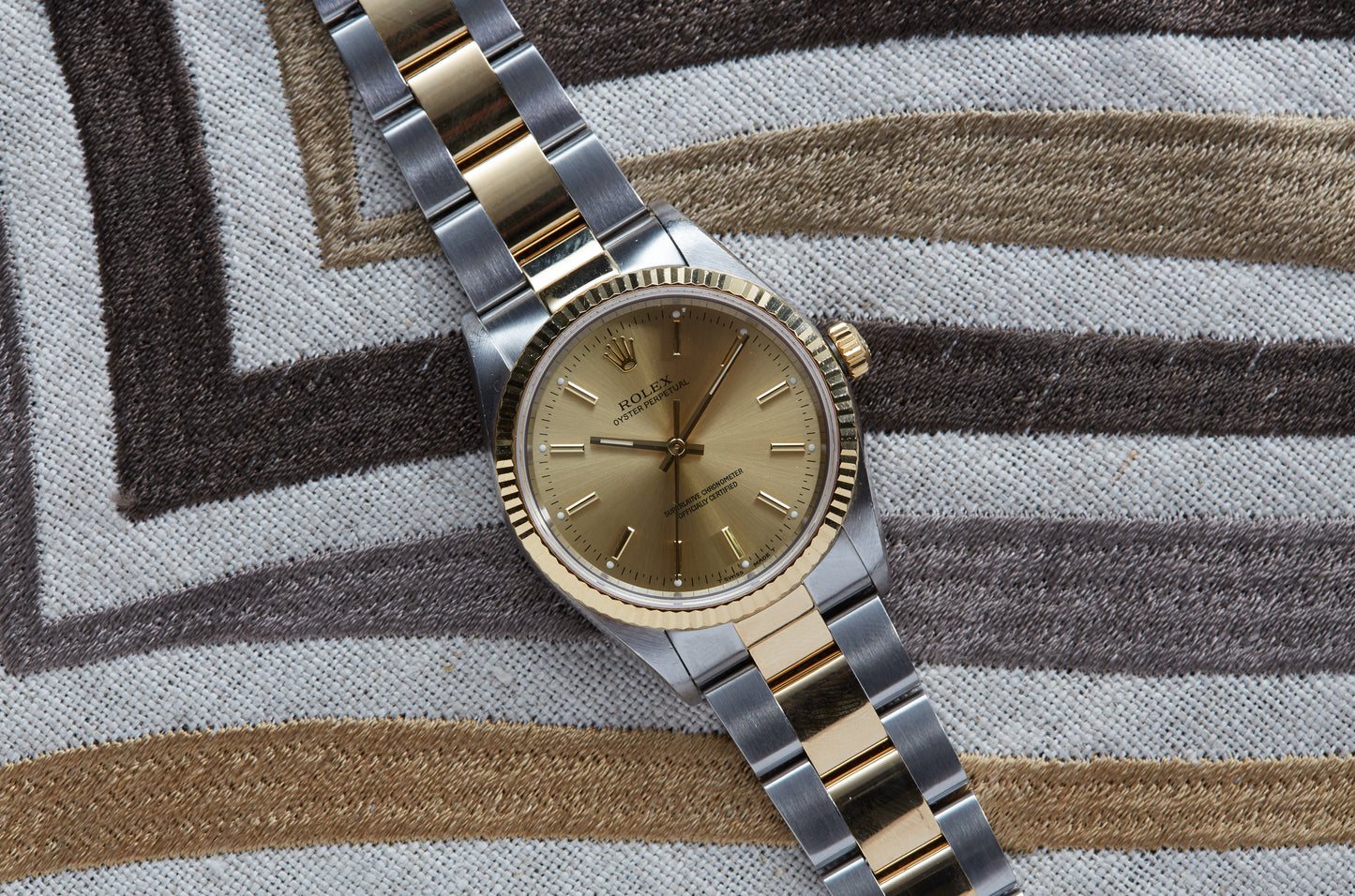 Rolex Oyster Perpetual Two Tone