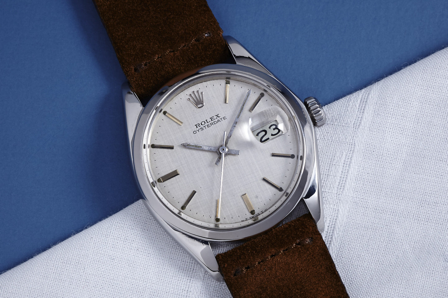 Rolex Oysterdate Linen Dial -1969