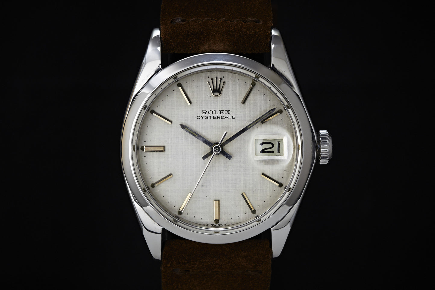 Rolex Oysterdate Linen Dial -1969