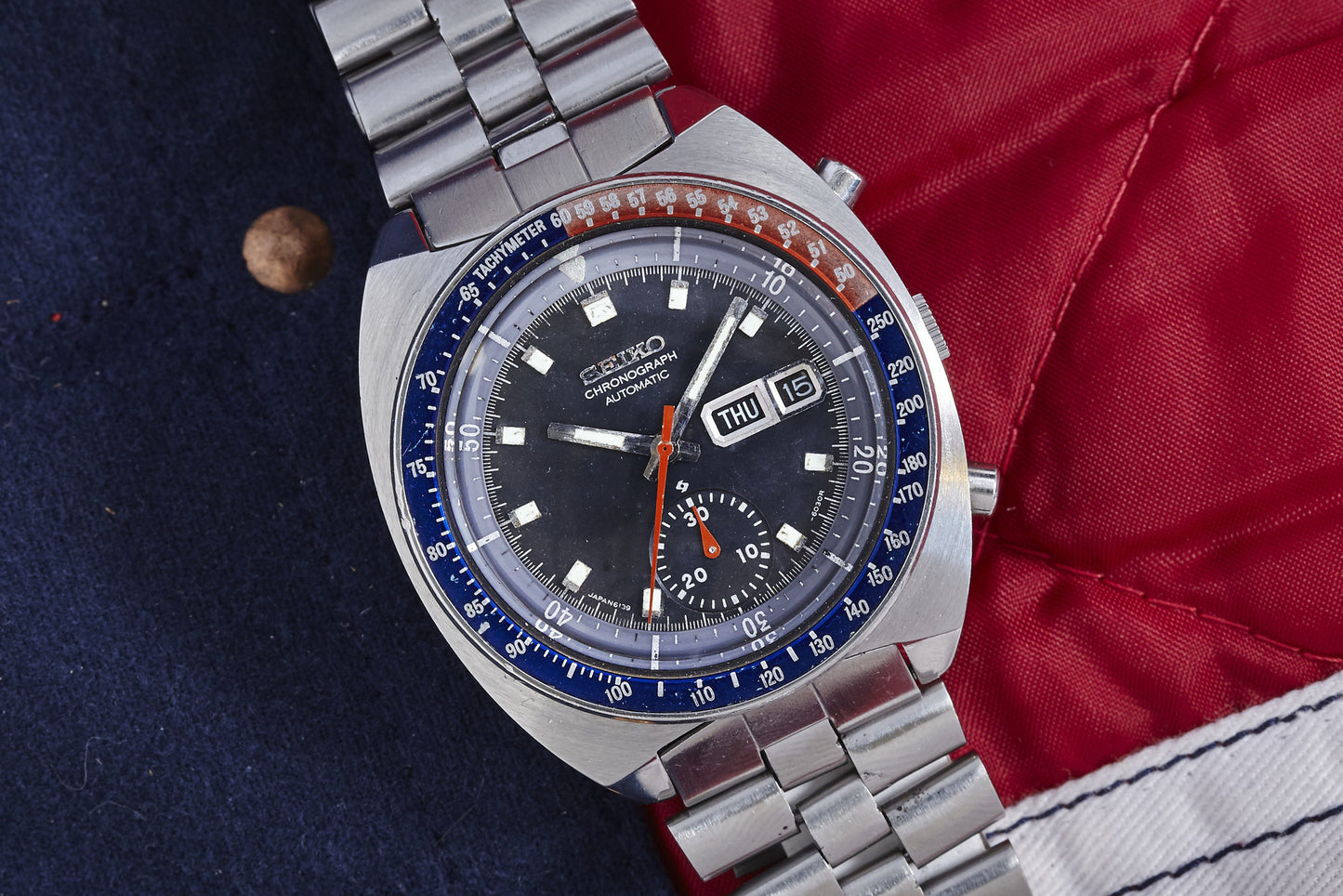 Seiko 6139 "Pogue" Chronograph Blue