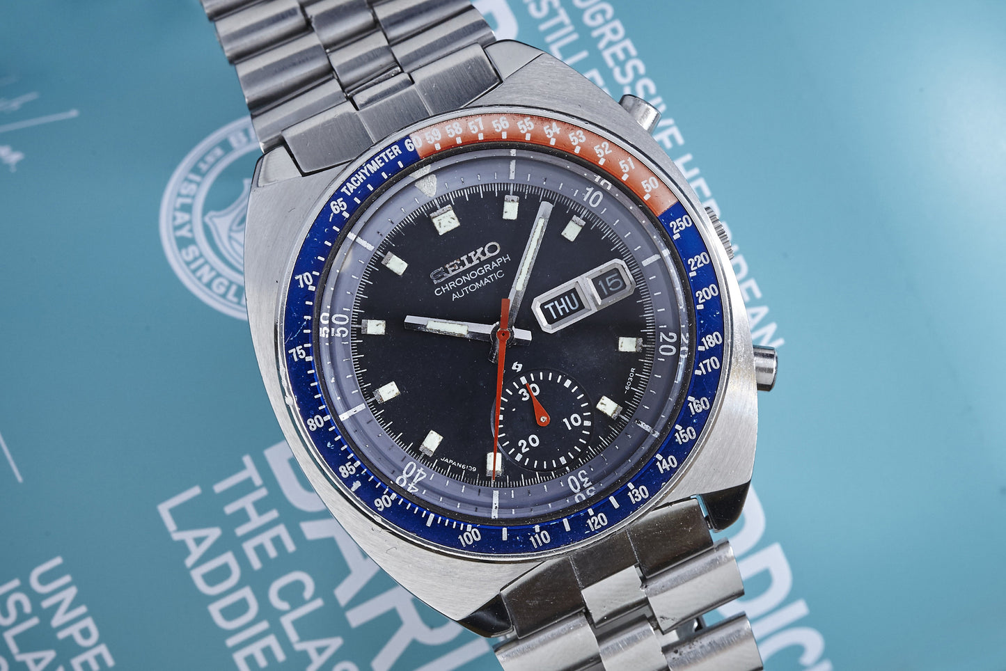 Seiko 6139 "Pogue" Chronograph Blue