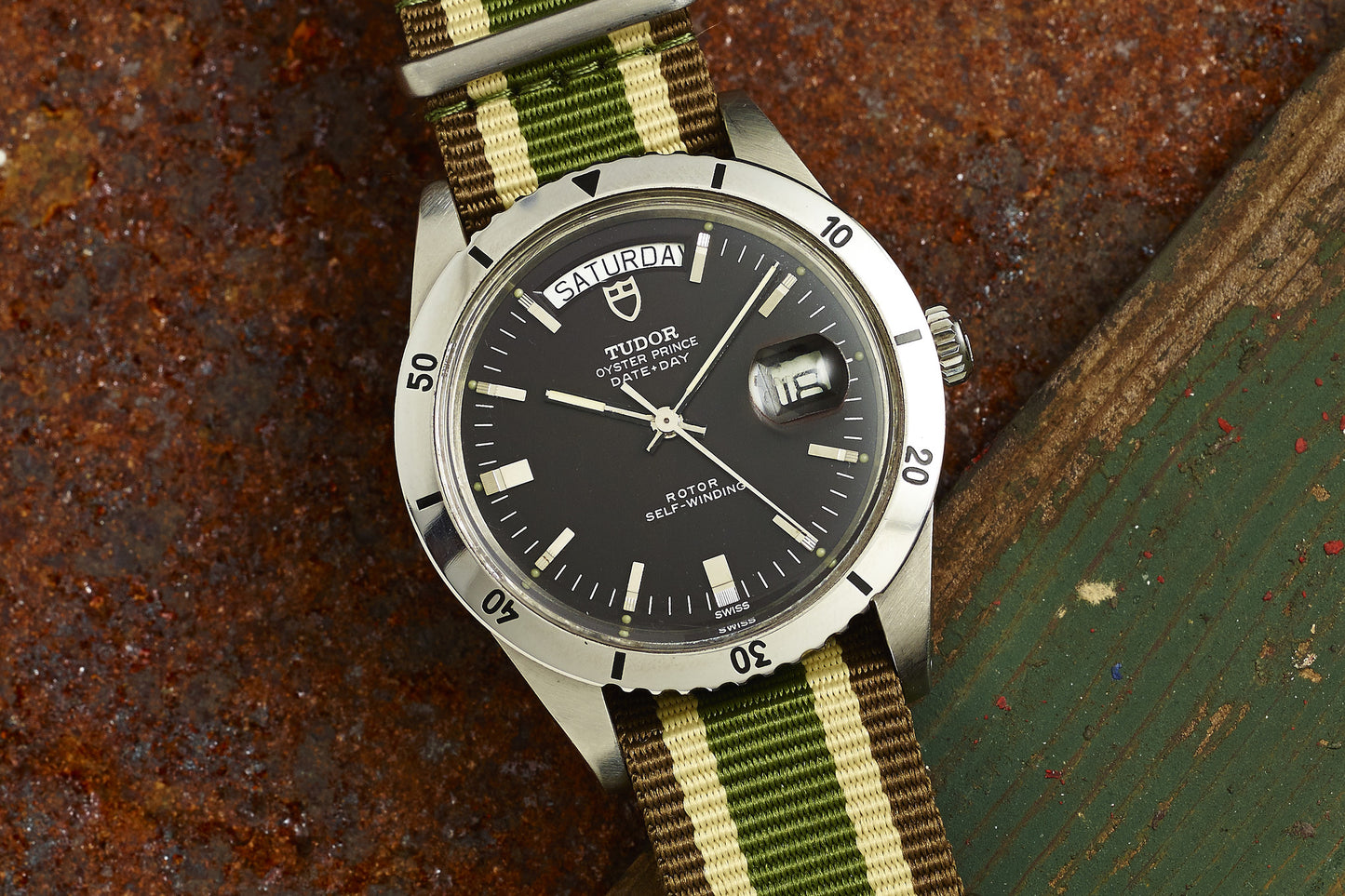 Tudor Ref. 7020/0 Jumbo Date Day "Turn-O-Graph"