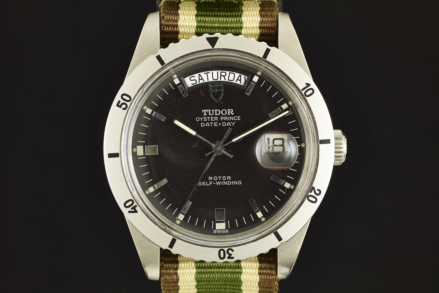 Tudor Ref. 7020/0 Jumbo Date Day "Turn-O-Graph"