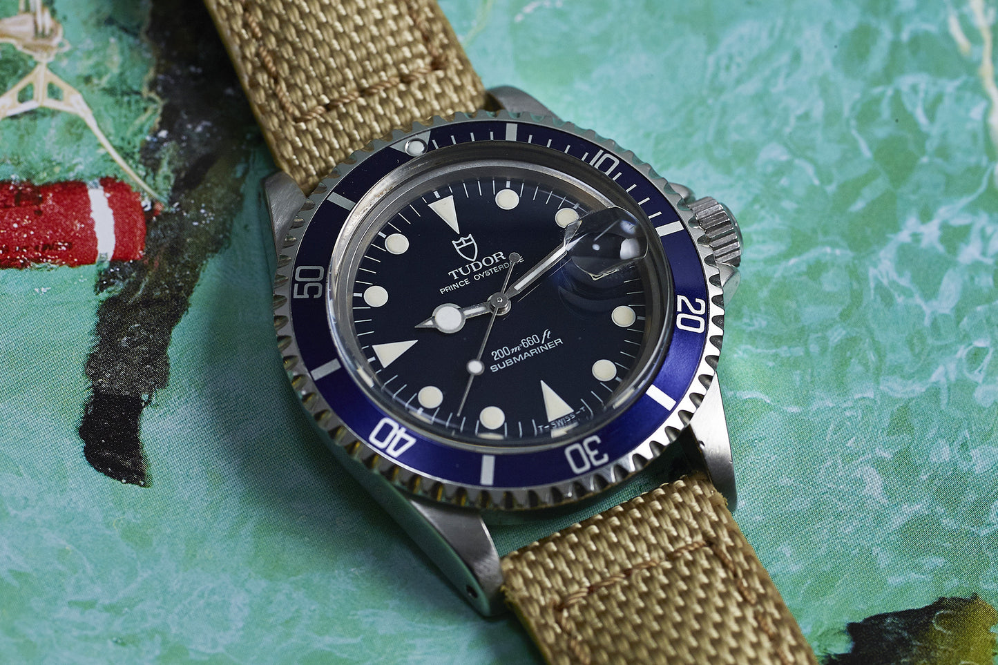 Tudor Submariner "Lollipop" Blue Dial Ref. 76100