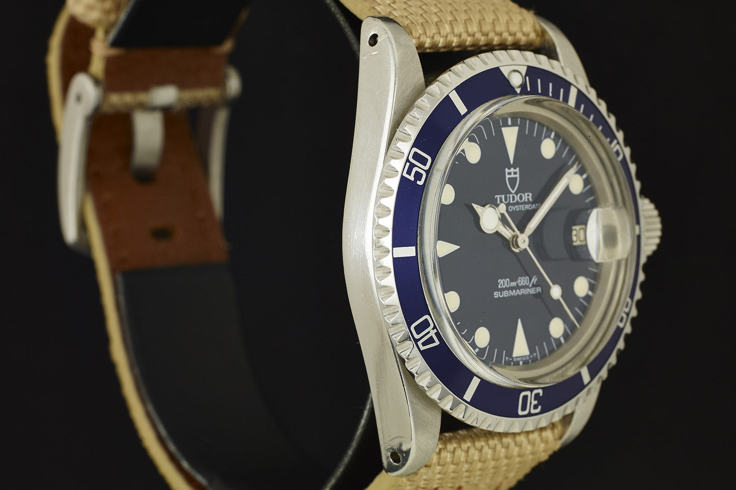 Tudor Submariner "Lollipop" Blue Dial Ref. 76100