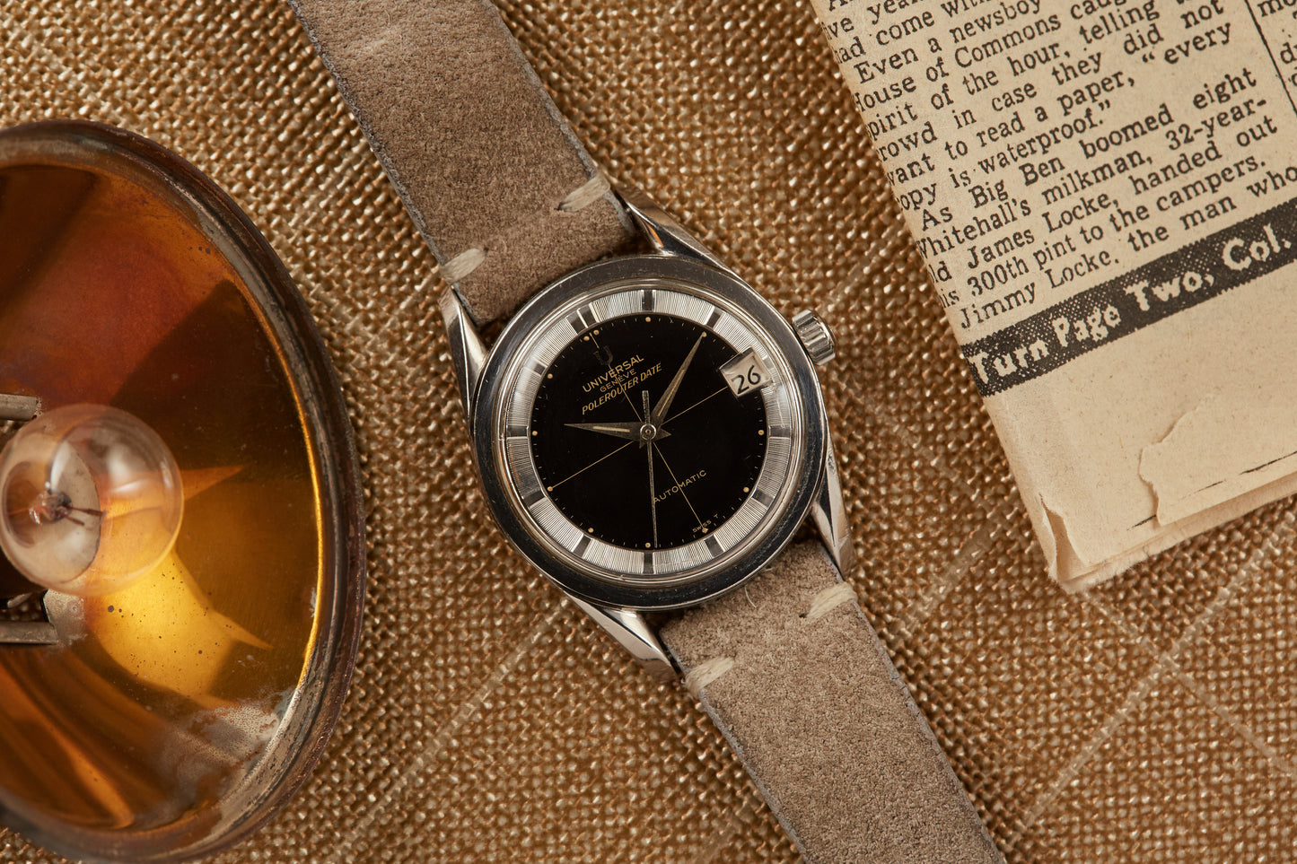 Universal Geneve Polerouter Date 'Gilt'