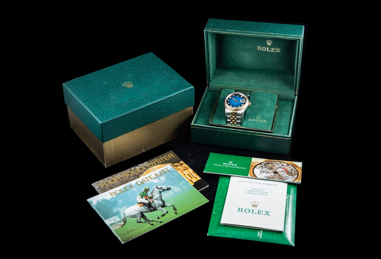 Rolex Datejust Two-Tone Diamond Vignette Dial