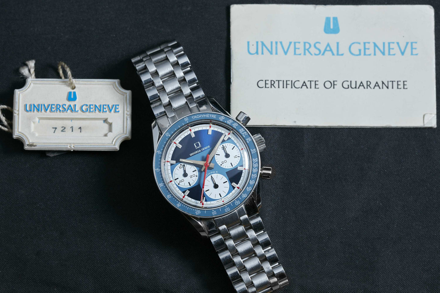 Universal Geneve Compax "Blue Exotic Nina"