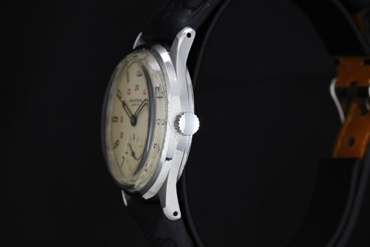 Universal Geneve Manual Wind Sub Seconds Arabic Dial