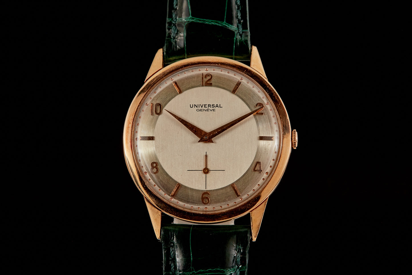 Universal Genève Rose Gold Dress Watch