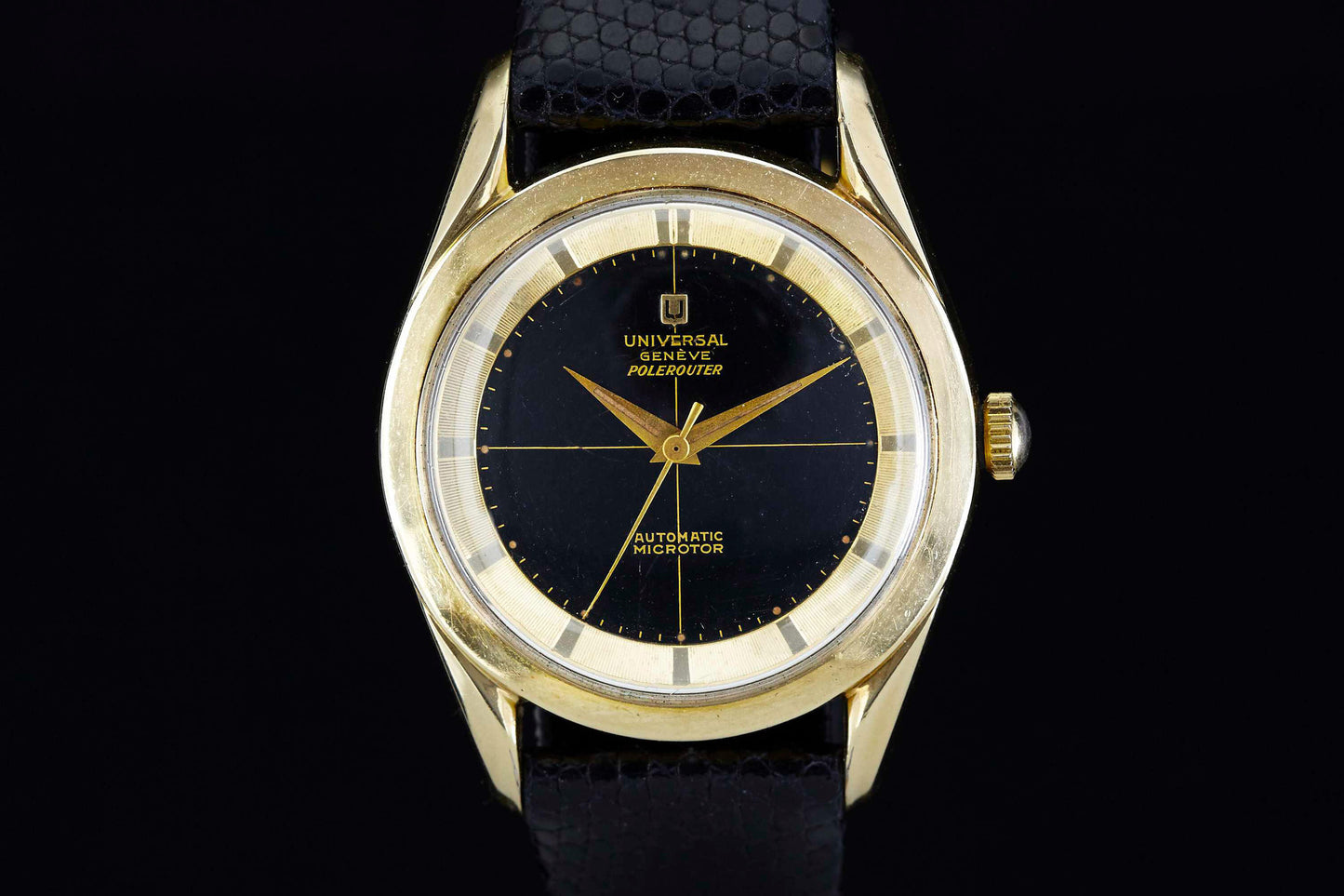 Universal Genève Polerouter Gold Plate