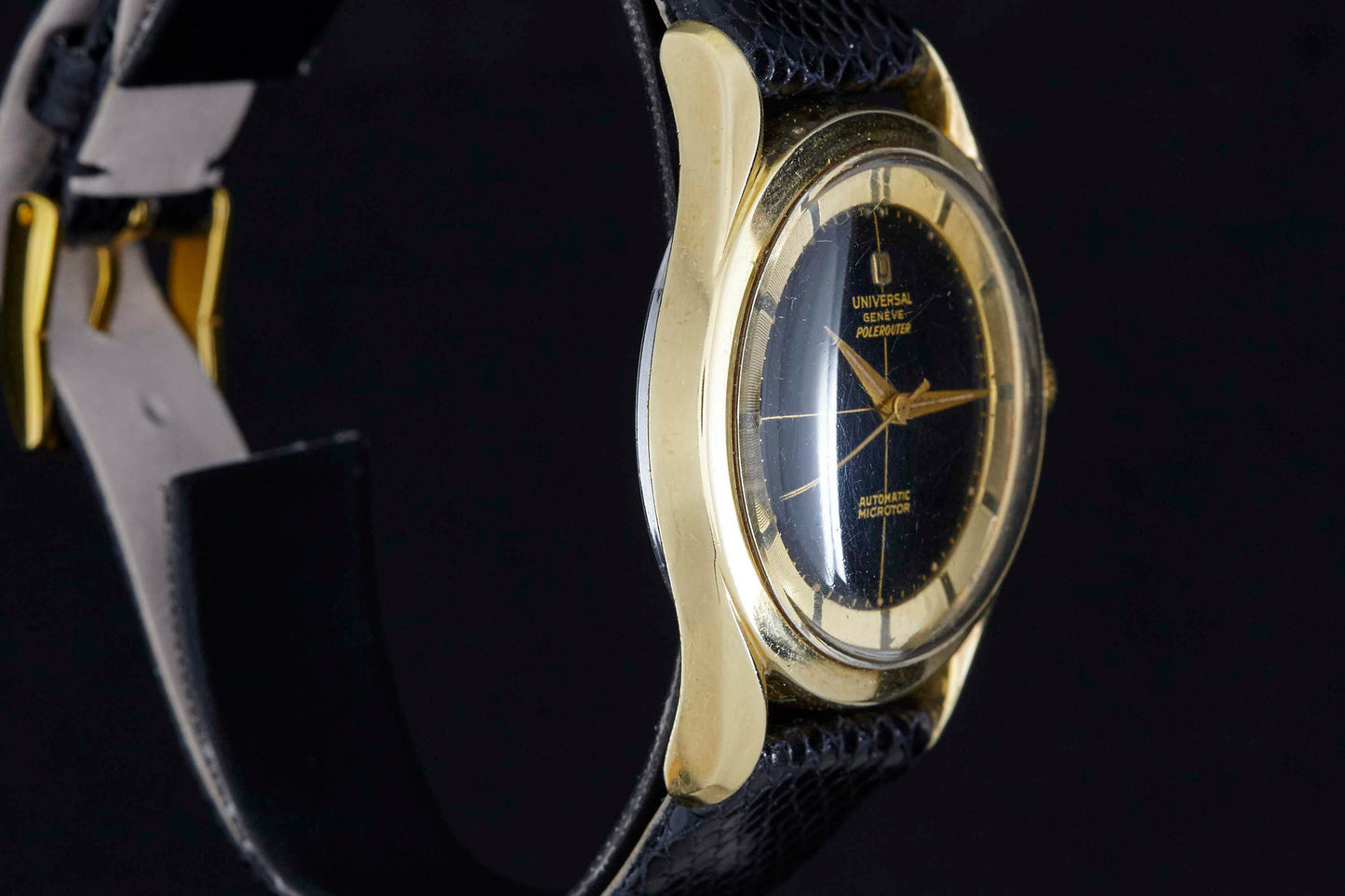 Universal Genève Polerouter Gold Plate