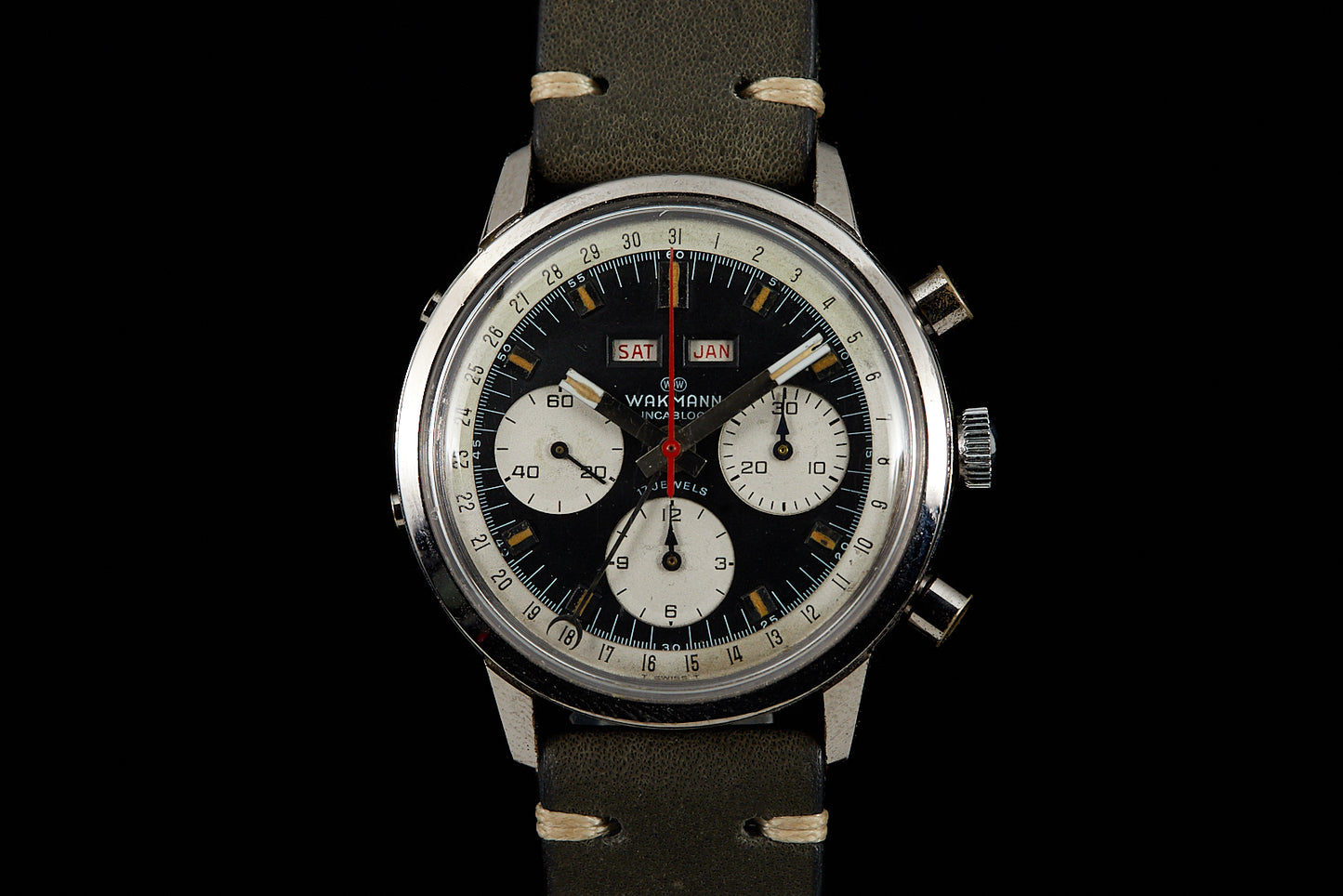 Wakmann Triple Calendar Chronograph