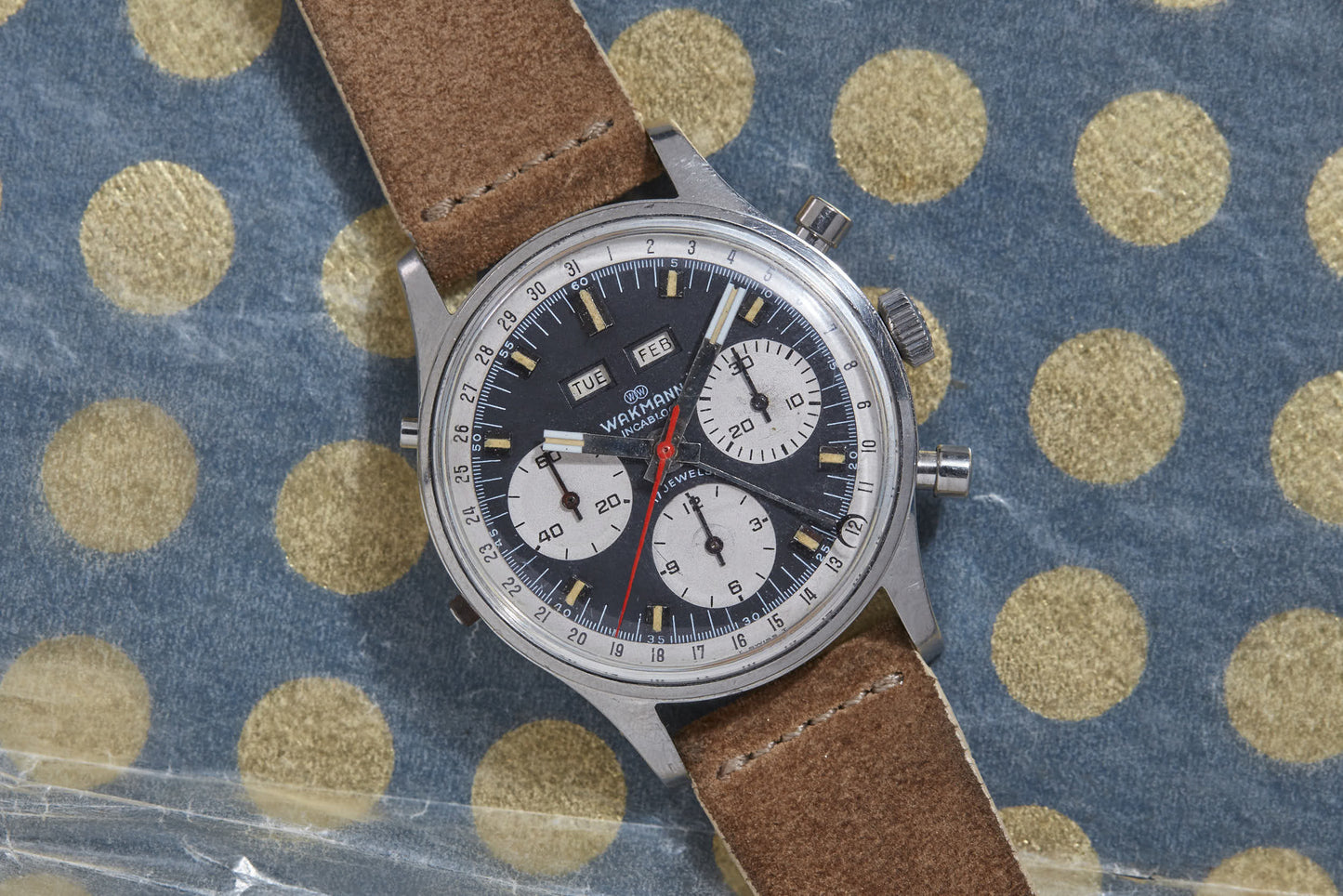 Wakmann Triple Calendar Chronograph