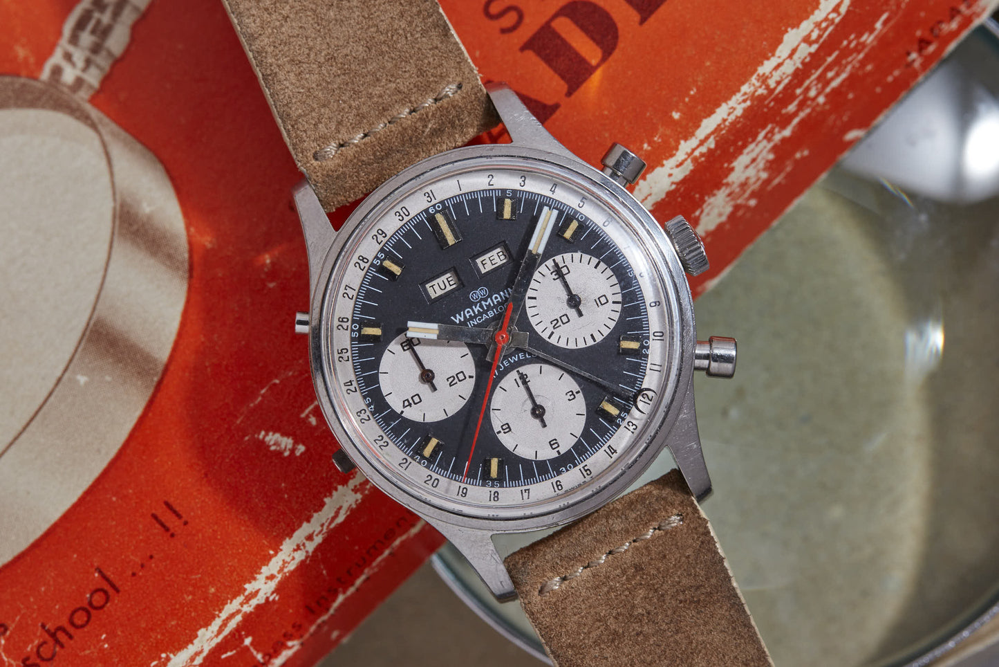 Wakmann Triple Calendar Chronograph