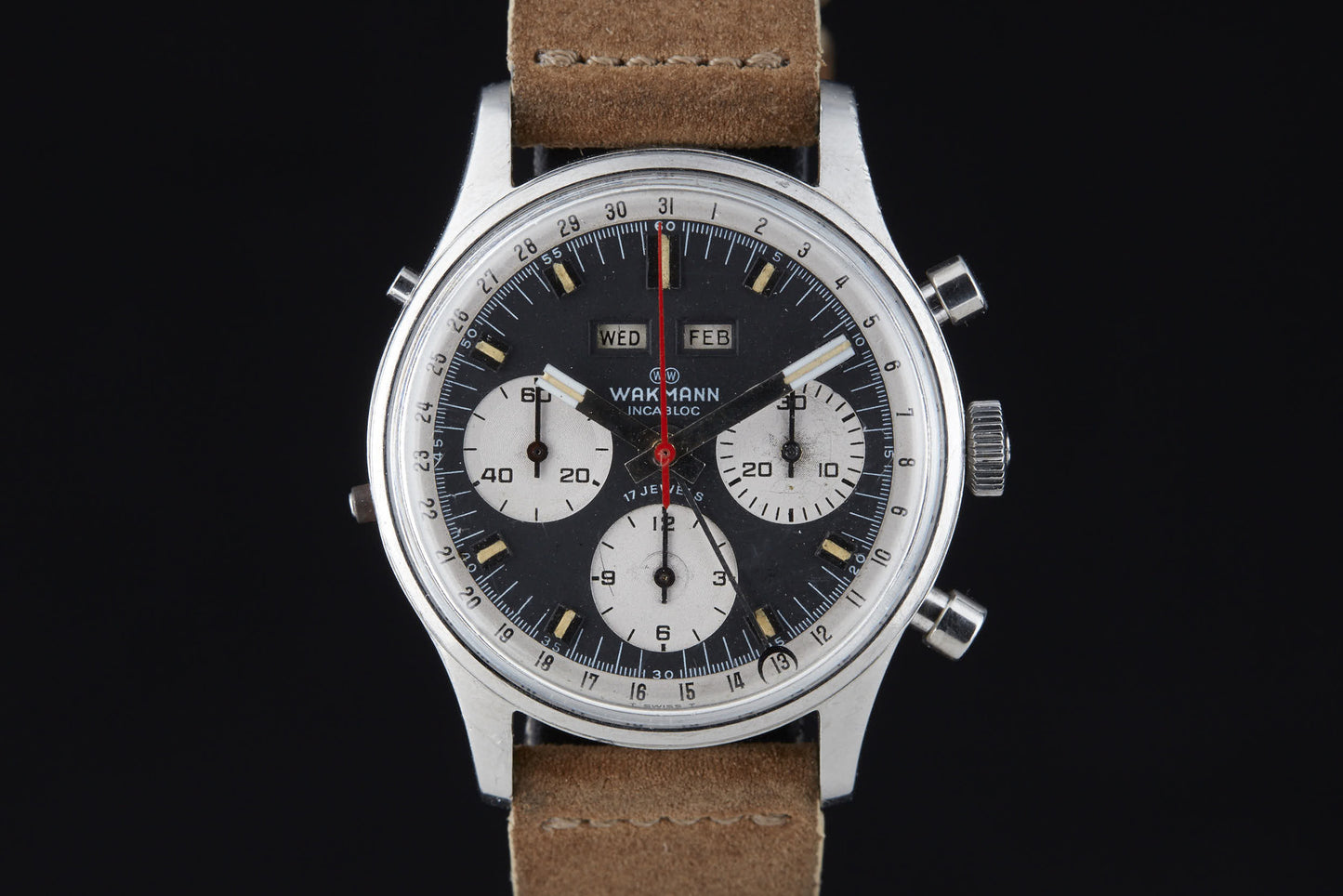 Wakmann Triple Calendar Chronograph