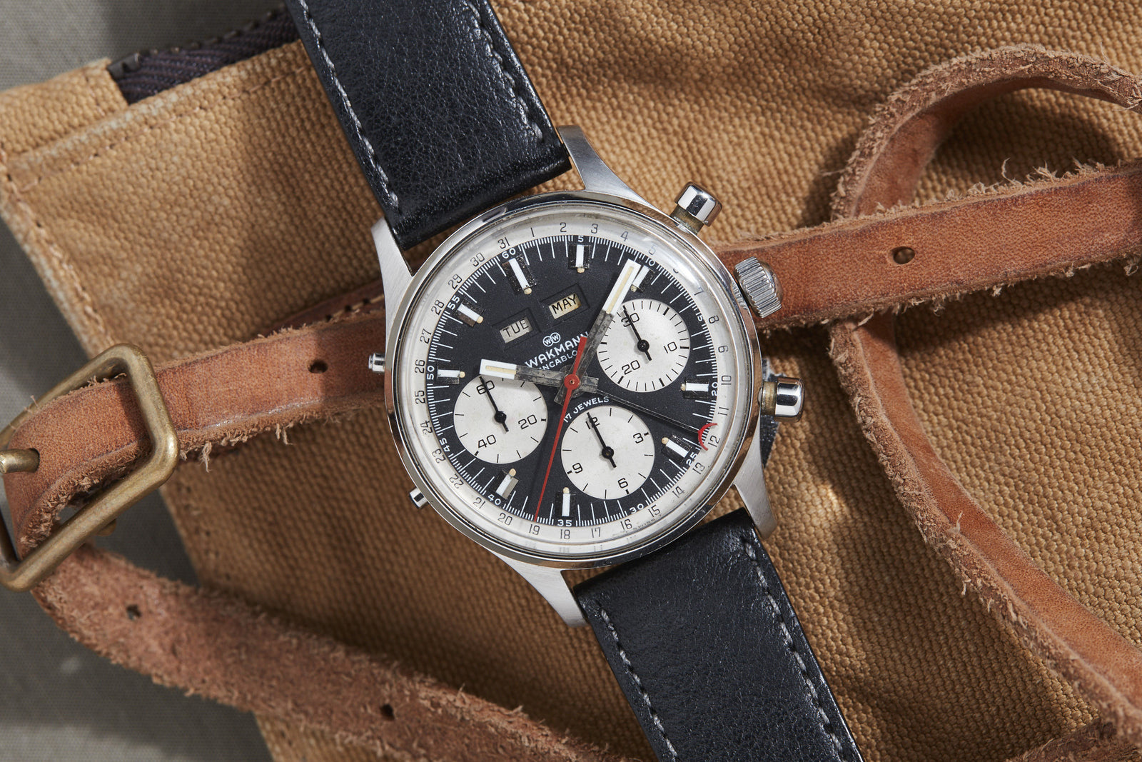 Wakmann Triple Calendar Chronograph