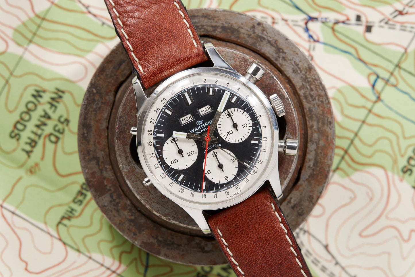 Wakmann Triple Calendar Chronograph