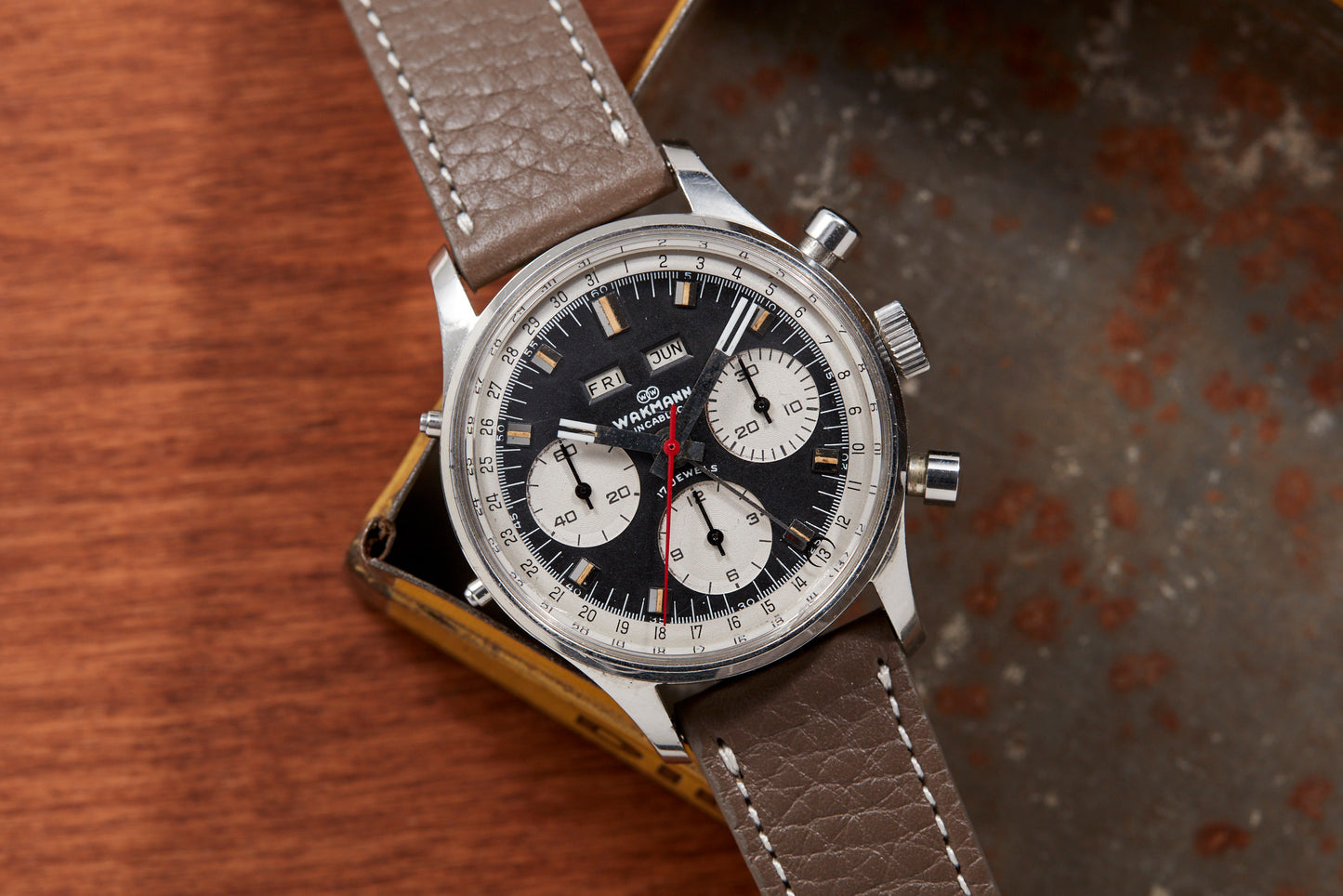 Wakmann Triple Calendar Chronograph