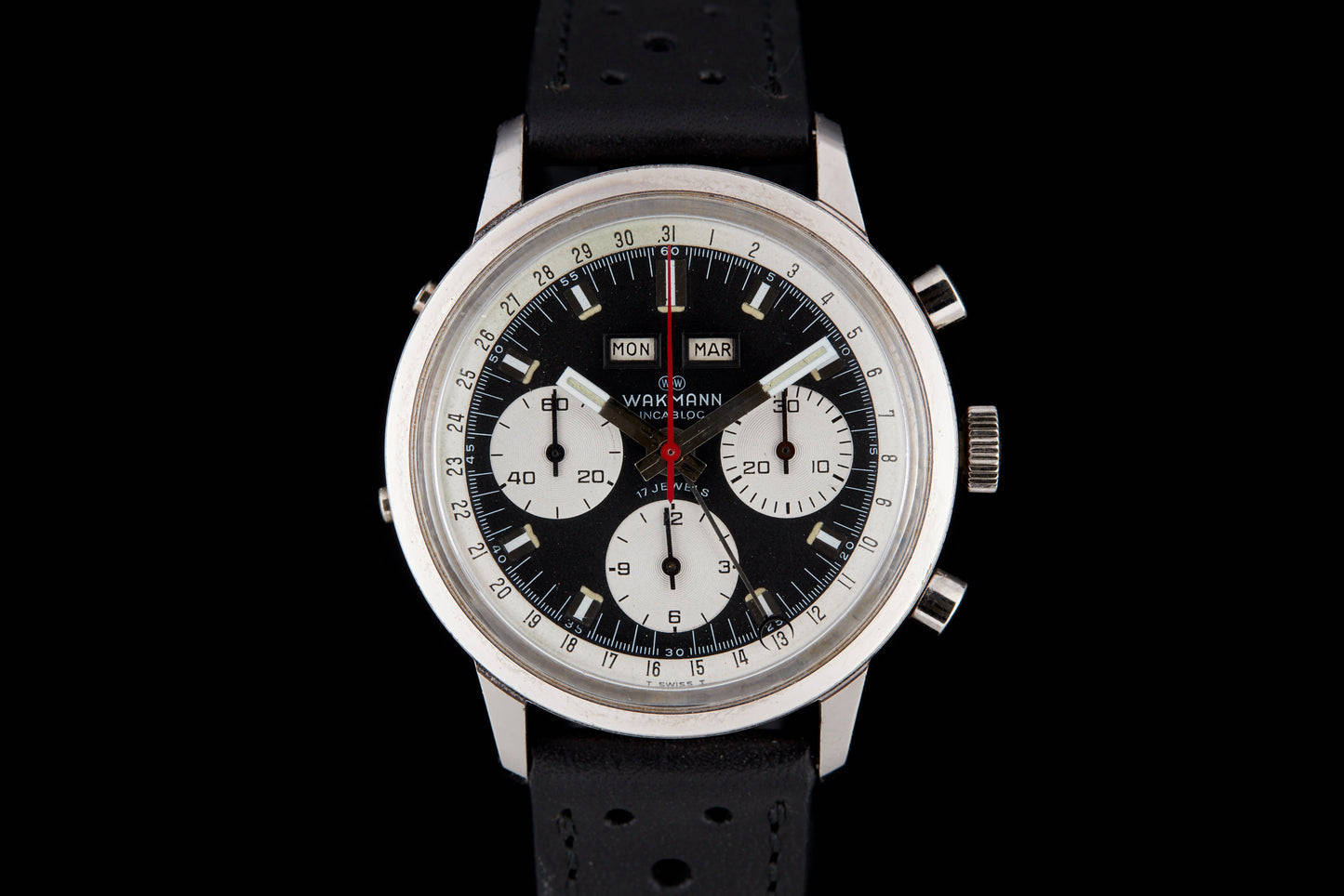 Wakmann Triple Calendar Chronograph