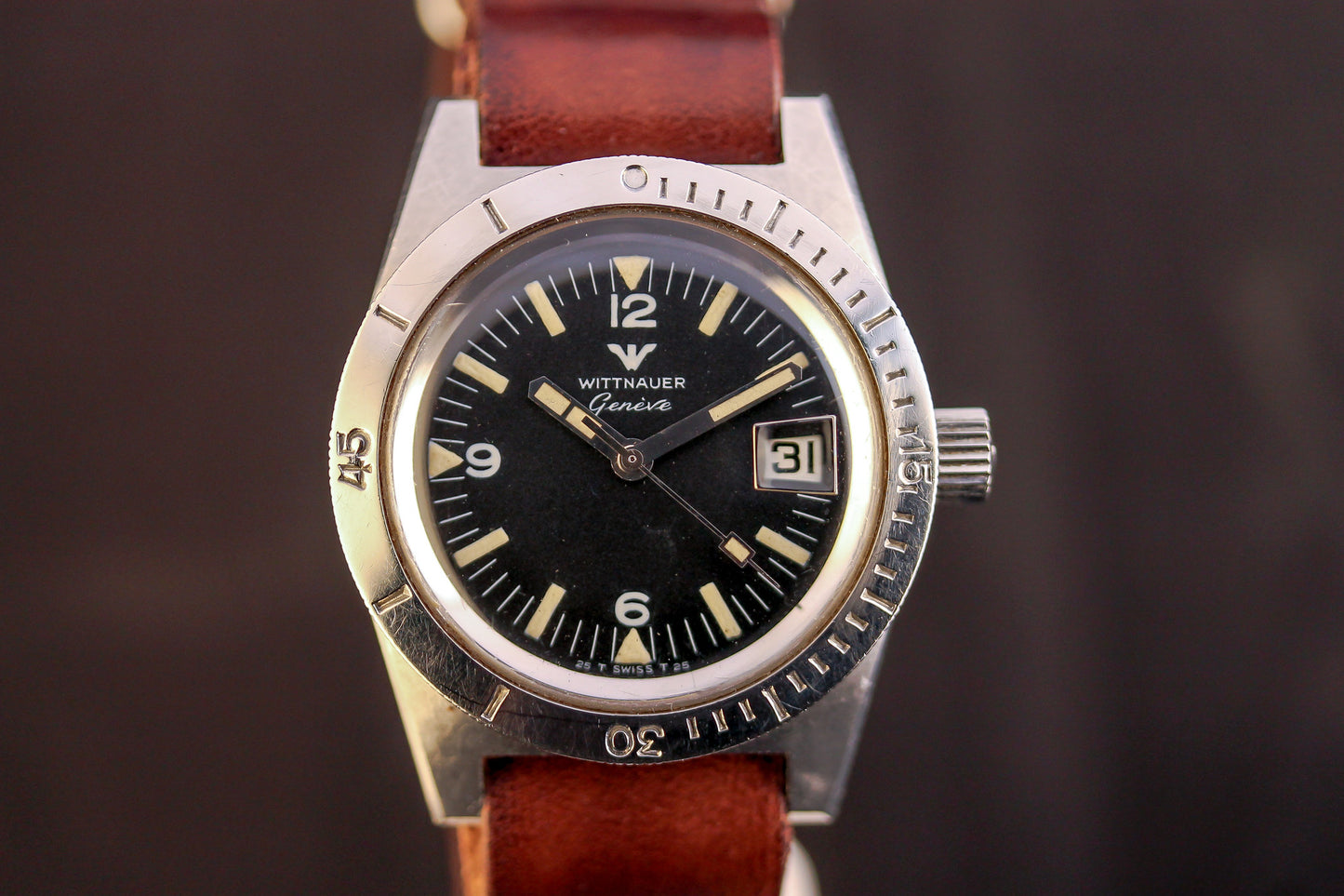 Wittnauer Steel Diver's Watch - 1960s