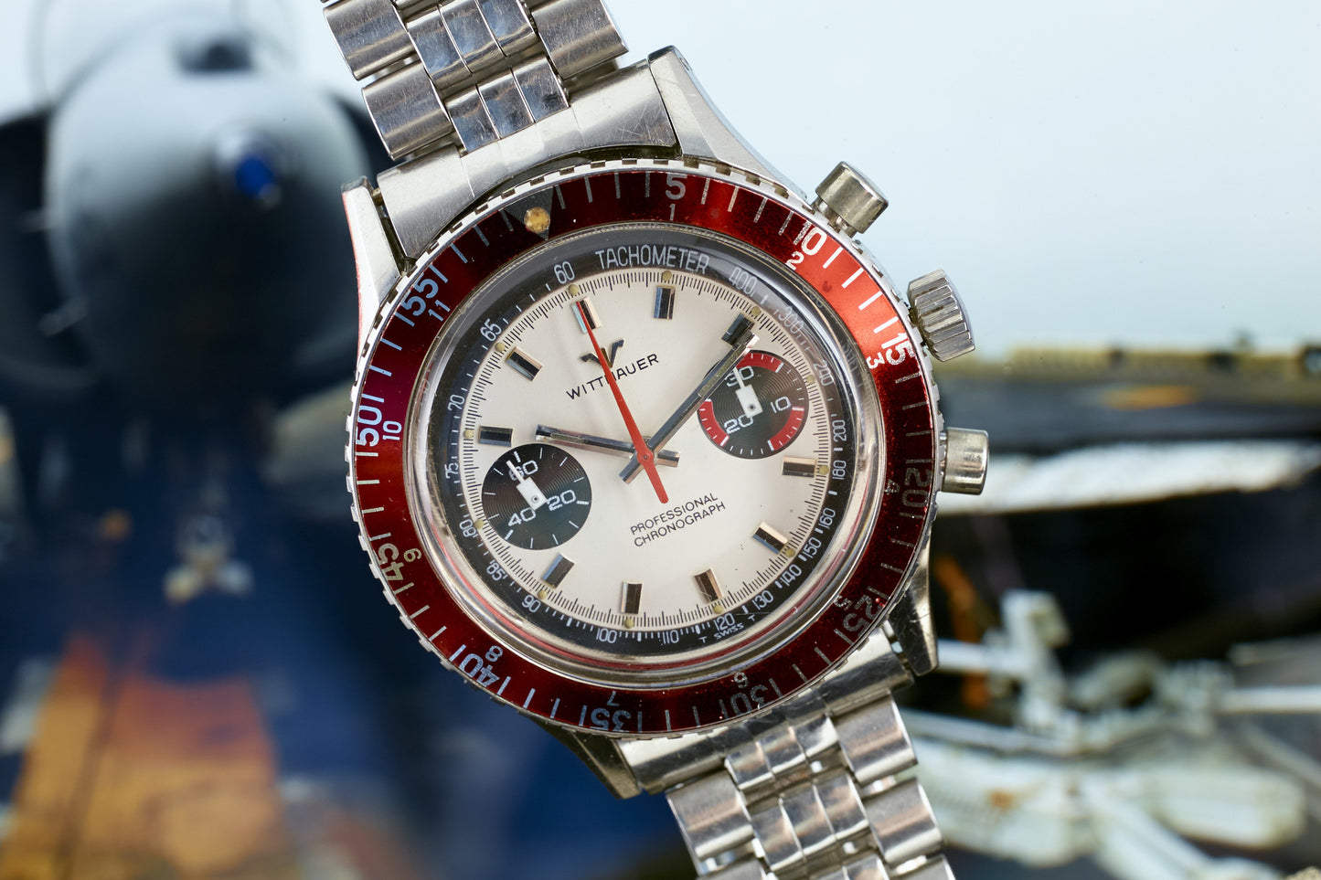 Wittnauer Two Register "Panda Dial" Chronograph
