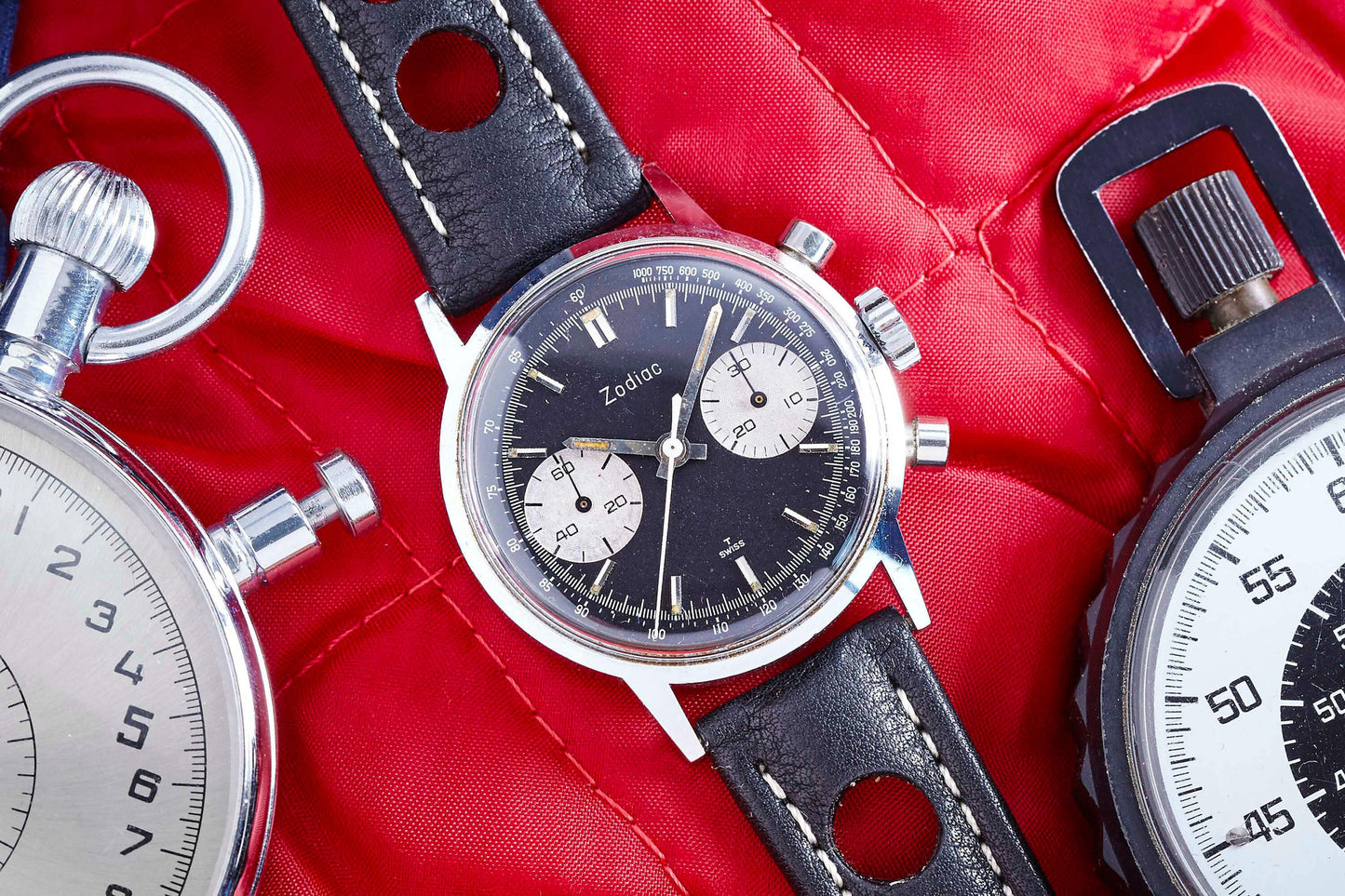 Zodiac Panda Dial Chronograph