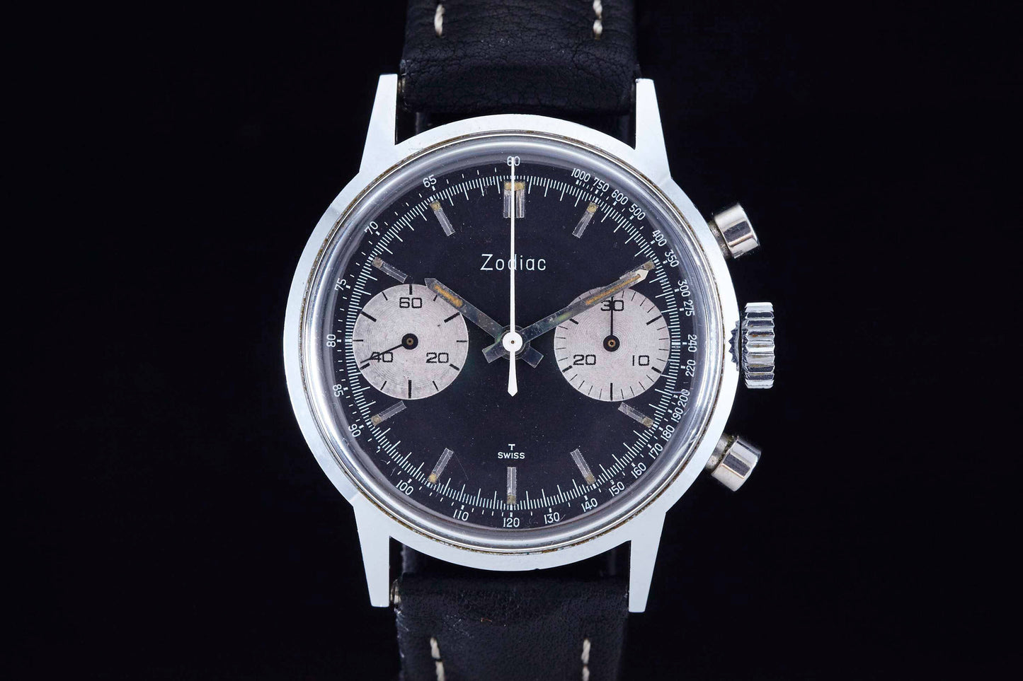 Zodiac Panda Dial Chronograph