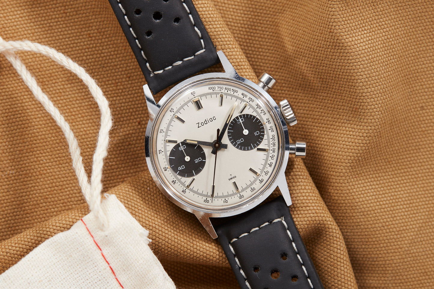 Zodiac Two-Register 'Panda' Chronograph