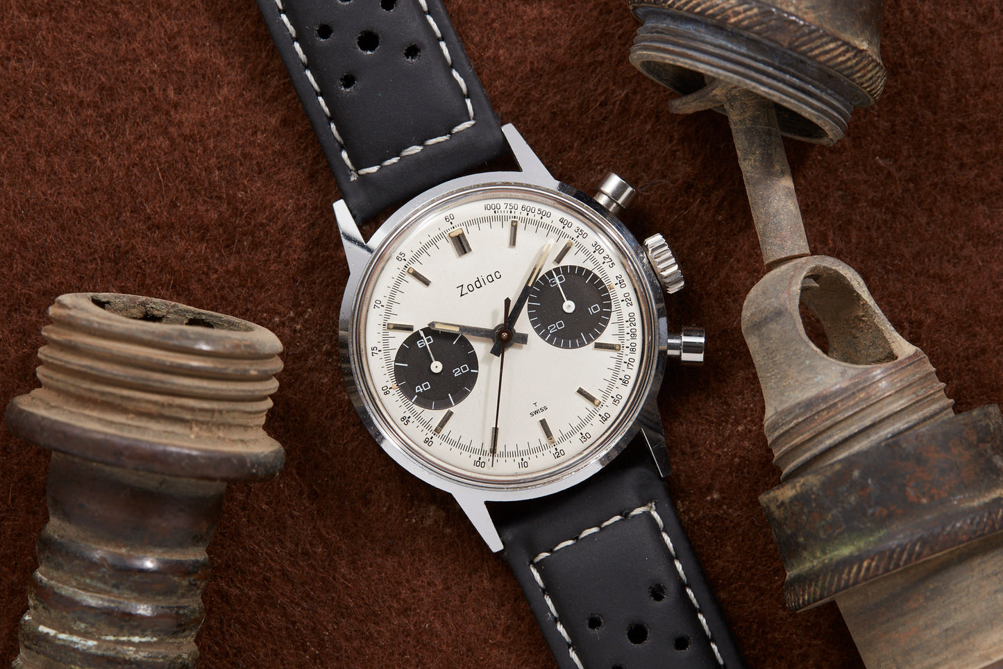 Zodiac Two-Register 'Panda' Chronograph