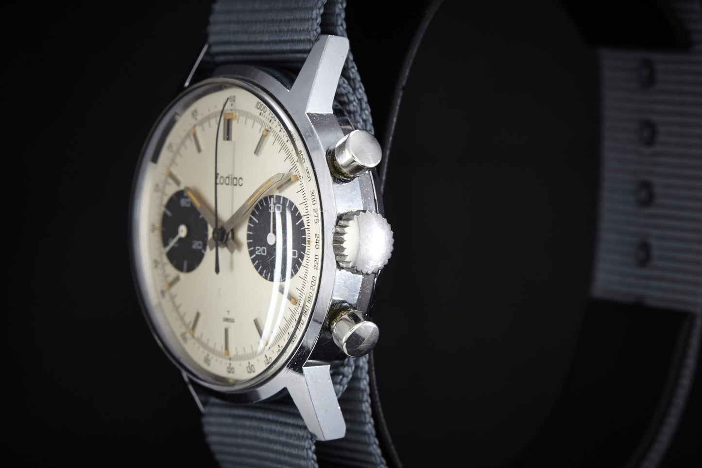 Zodiac "Poor Man's Carrera" Panda Dial Chronograph