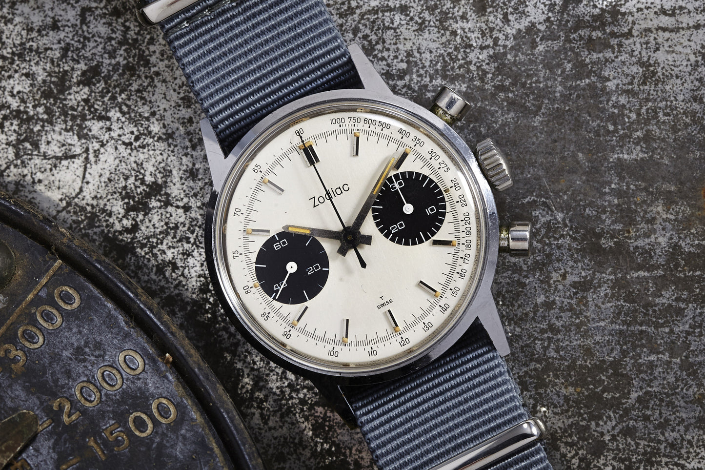 Zodiac "Poor Man's Carrera" Panda Dial Chronograph