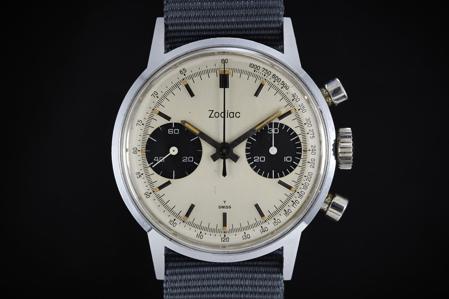 Zodiac "Poor Man's Carrera" Panda Dial Chronograph