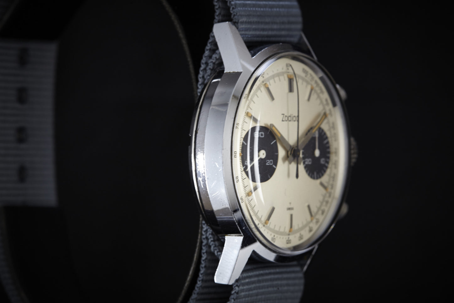 Zodiac "Poor Man's Carrera" Panda Dial Chronograph