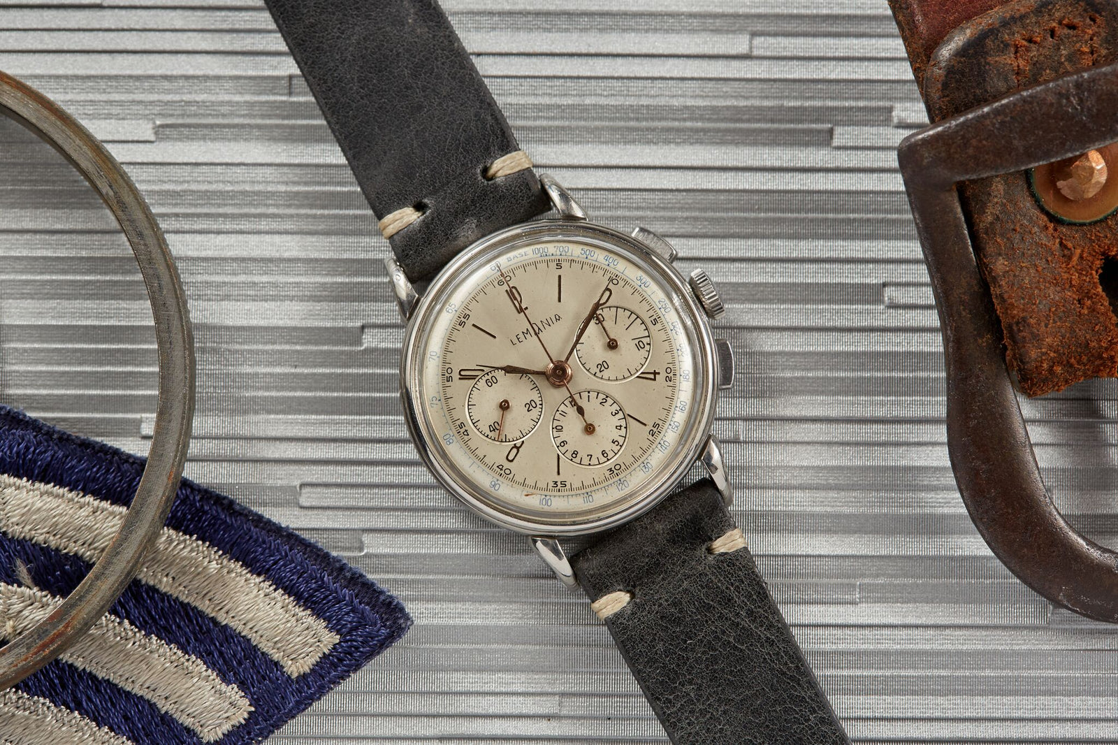 Lemania Triple Register Chronograph