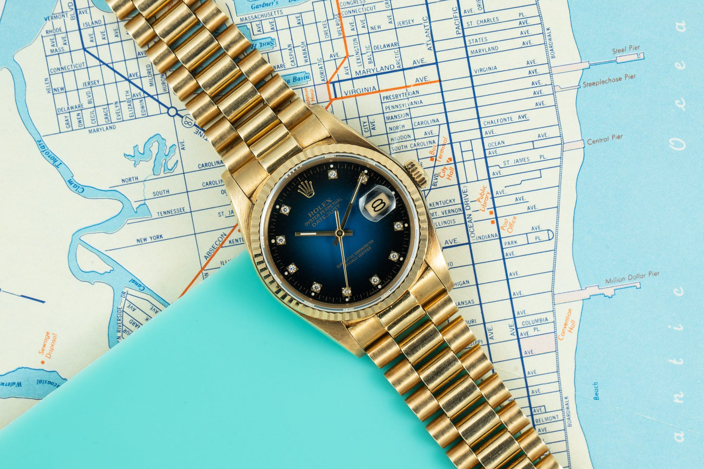 Rolex Datejust 18K Diamond Vignette Dial