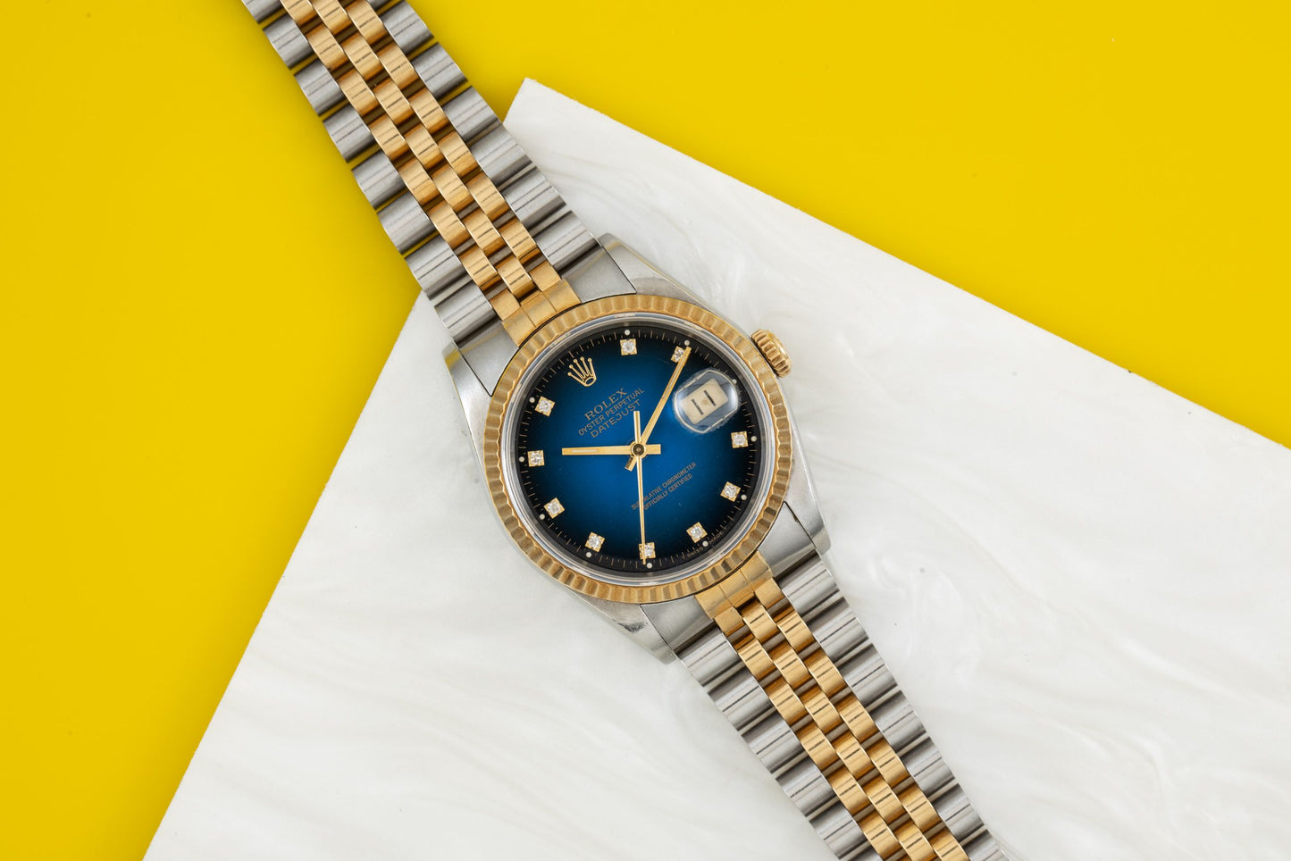 Rolex Datejust Two-Tone Diamond Vignette Dial