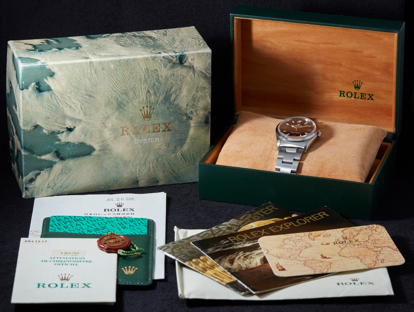 Rolex Explorer "Blackout"