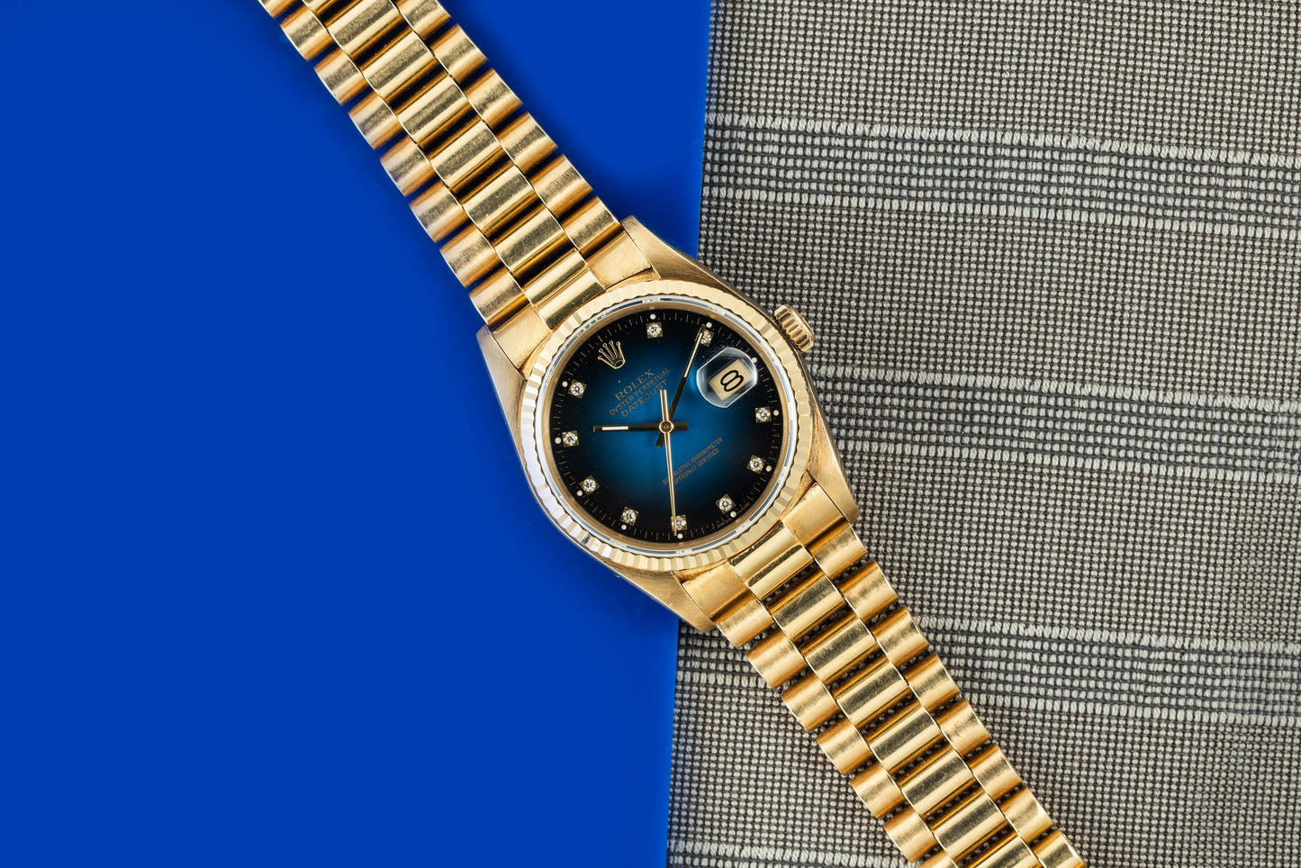 Rolex Datejust 18K Diamond Vignette Dial