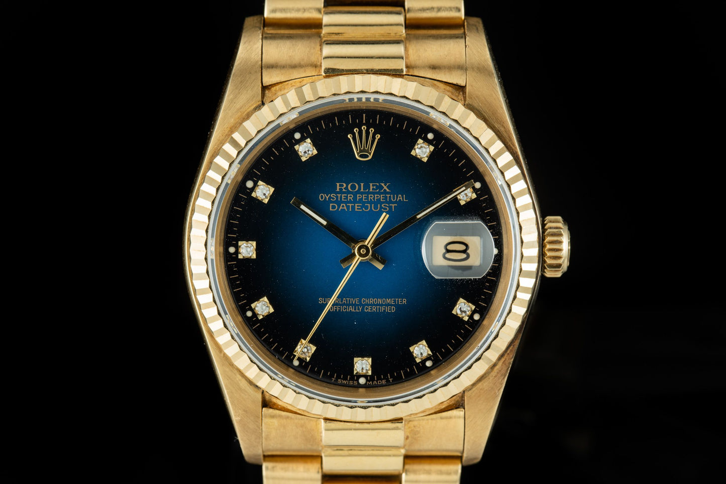 Rolex Datejust 18K Diamond Vignette Dial