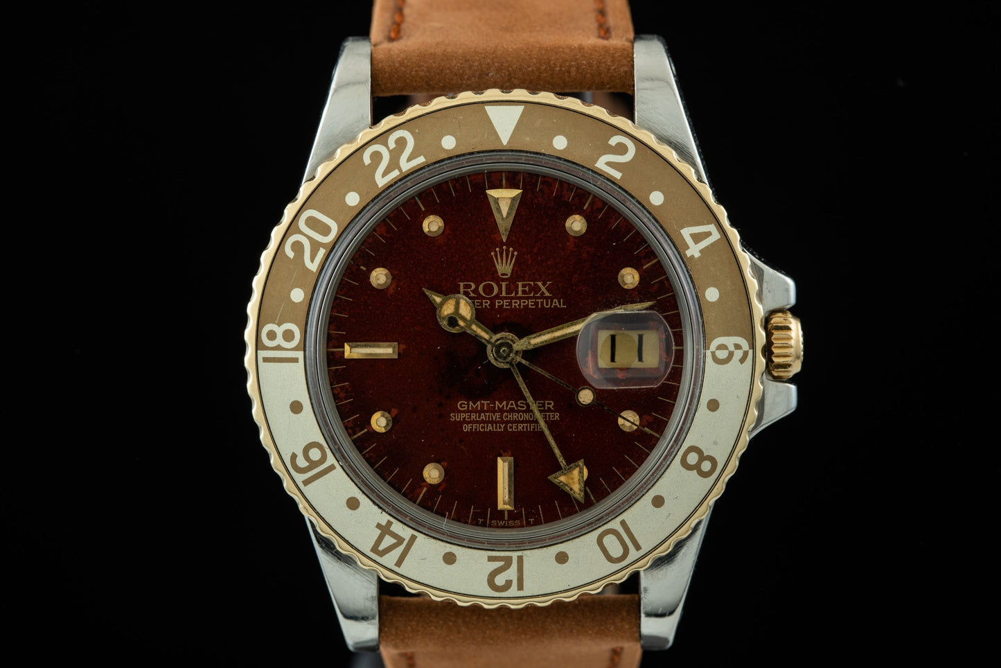 Rolex GMT-Master Two-Tone Quickset 'Tiger's Eye'