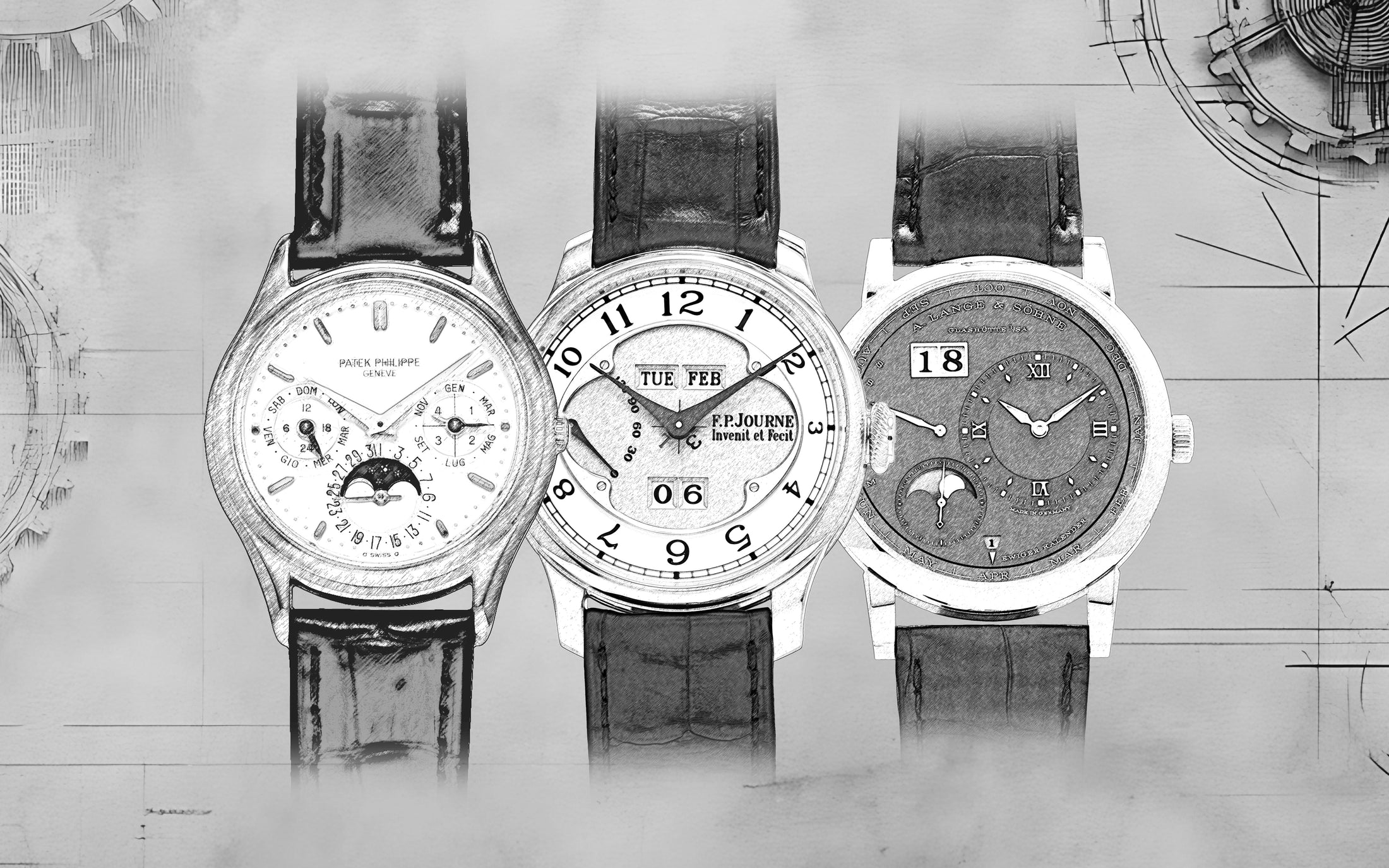 Perpetual Calendar Showdown: Patek vs. Journe vs. Lange