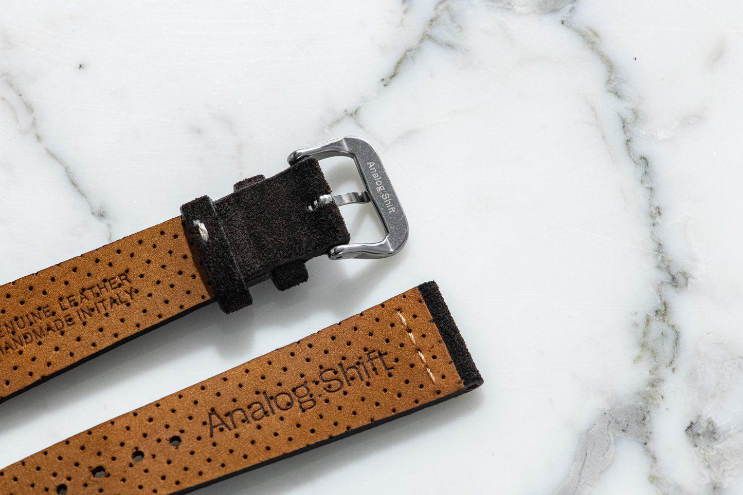 Islay Brown Suede Strap