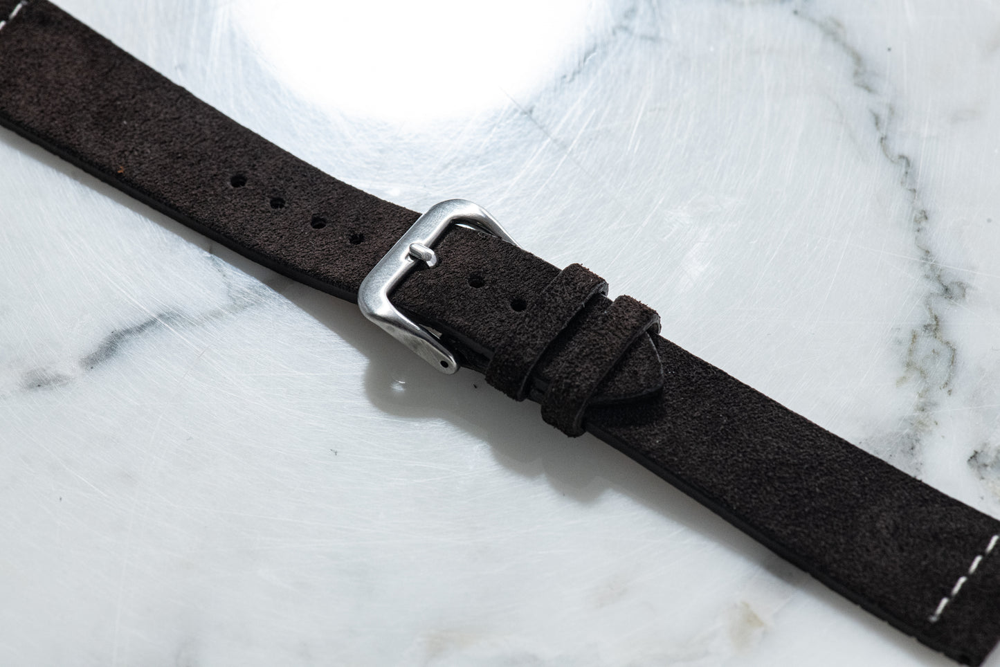Islay Brown Suede Strap