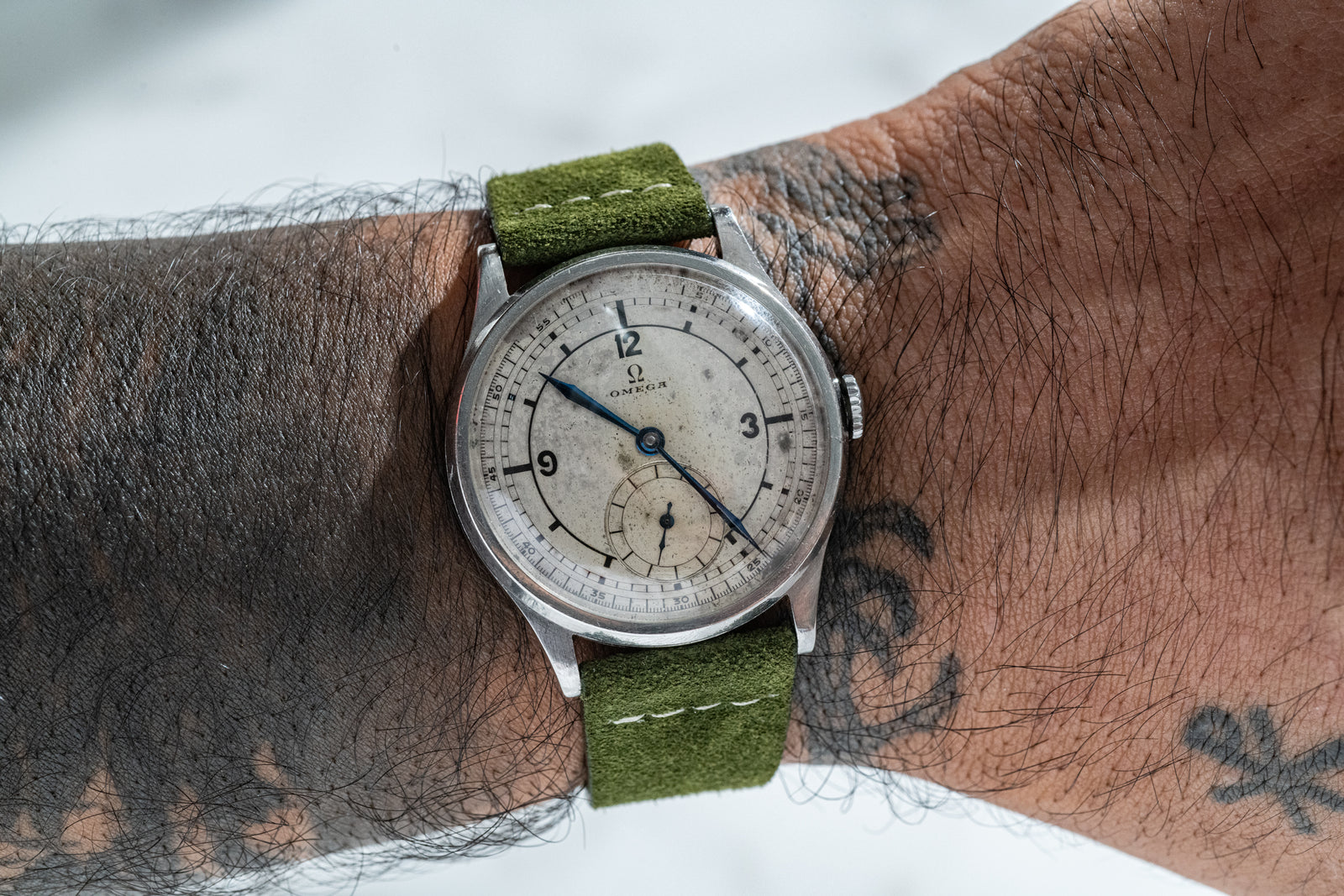 Montserrat Green II Suede Strap