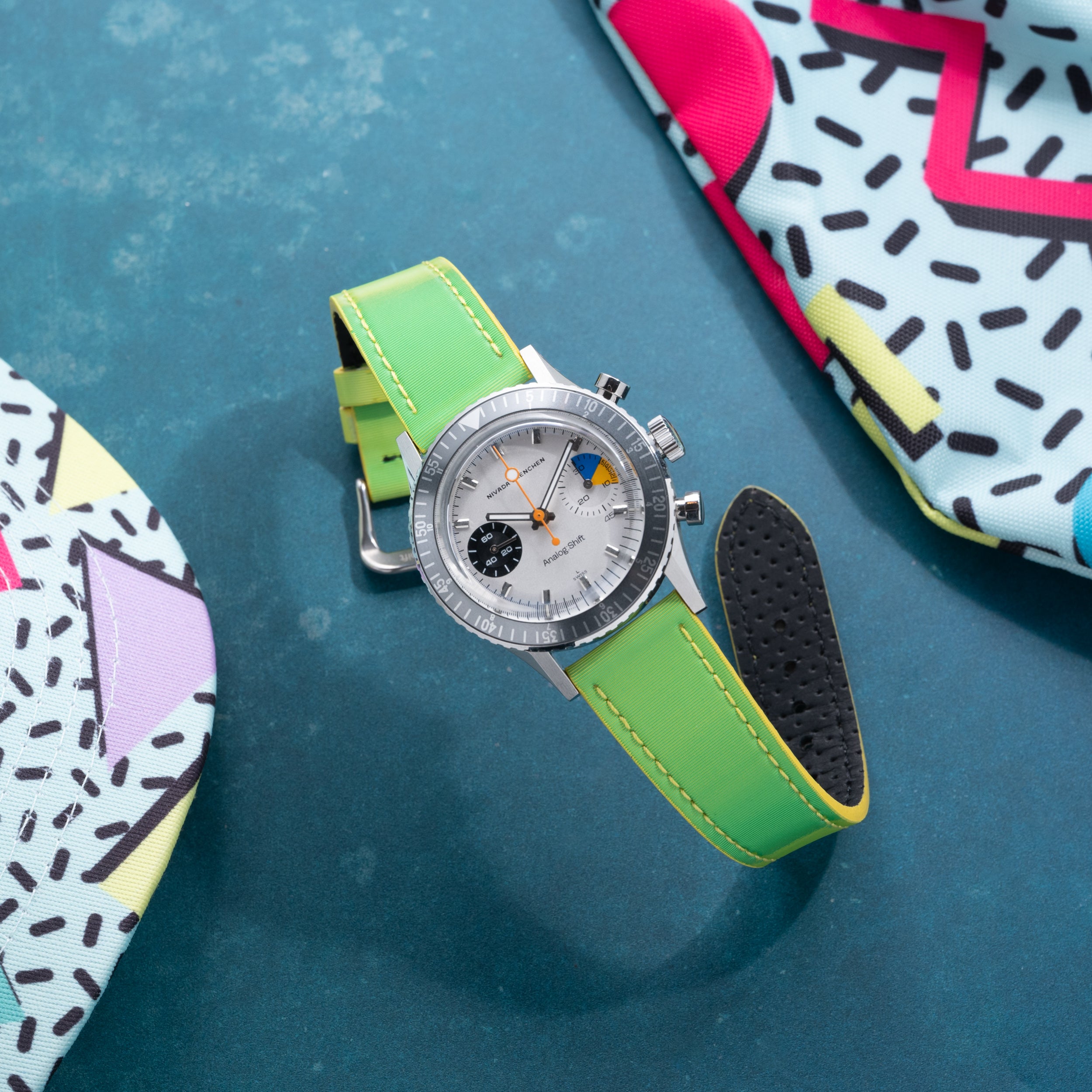 Lizard Green Matrix Strap – Analog:Shift