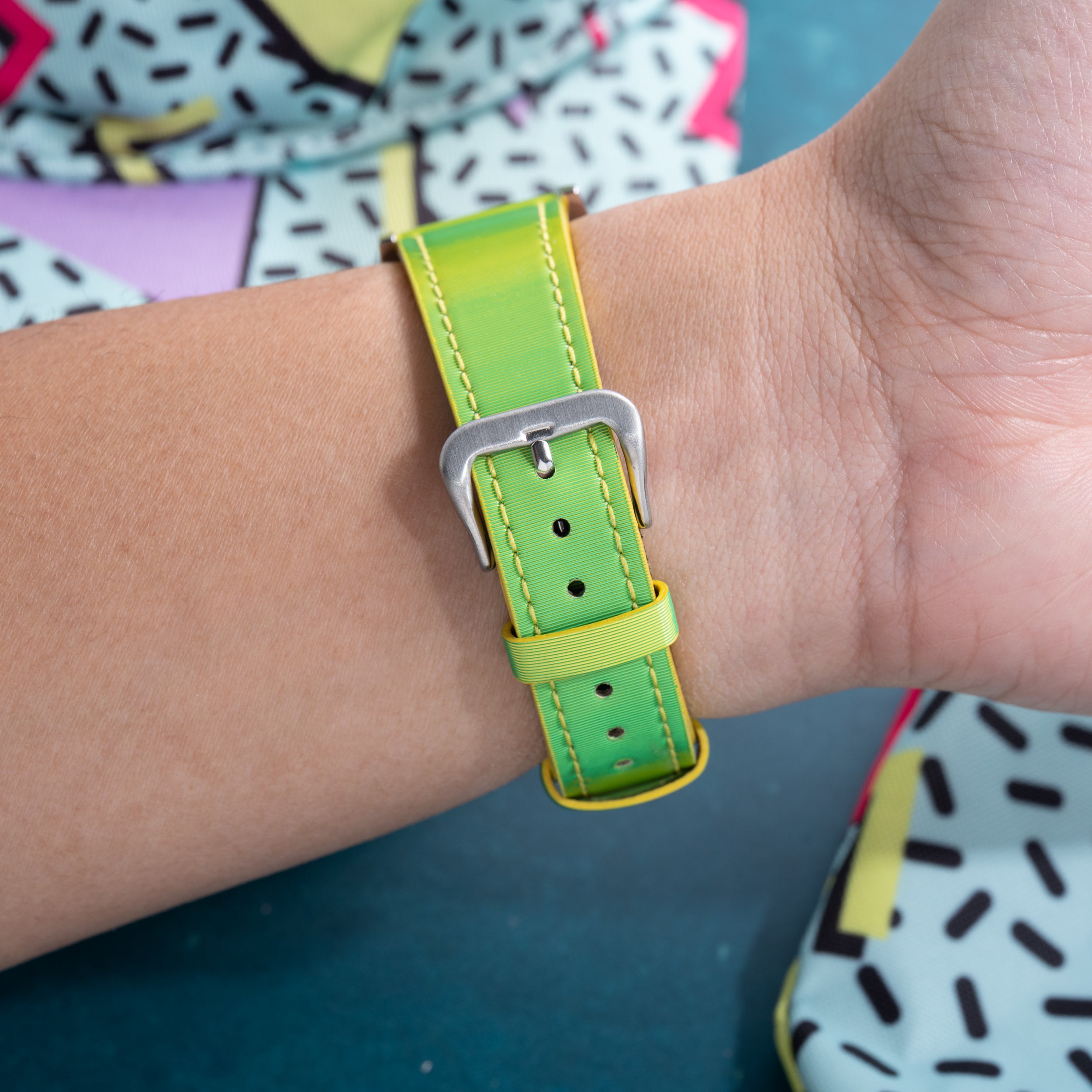 Lizard Green Matrix Strap – Analog:Shift
