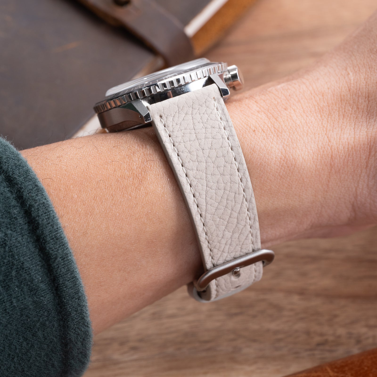 Rover White Matte Calf Strap