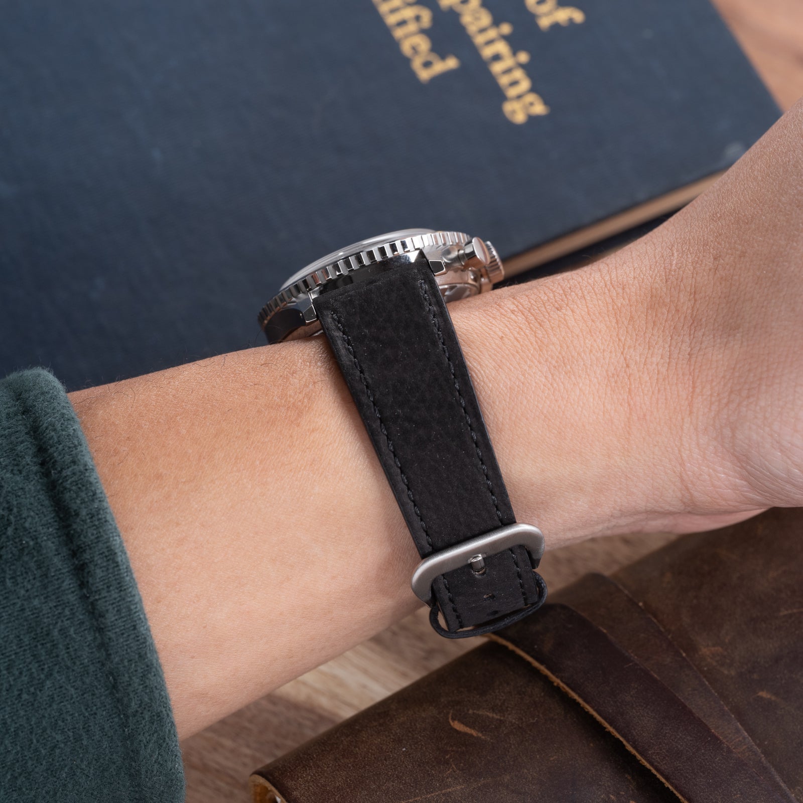 DeVille Black Matte Calf Strap